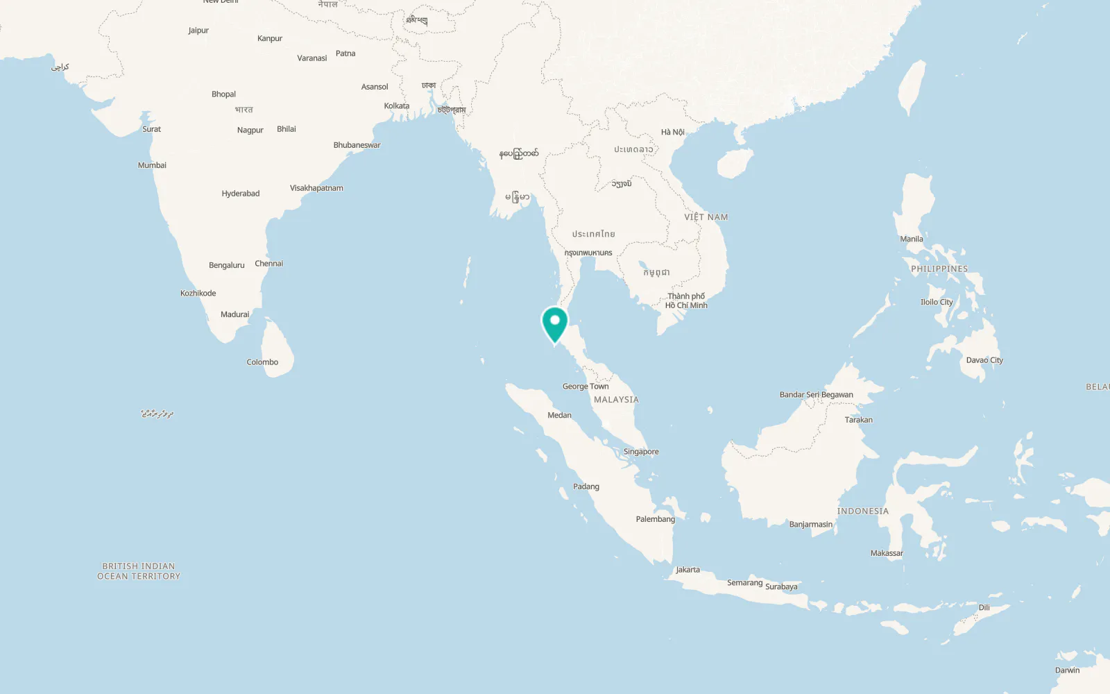 Map of Wichit