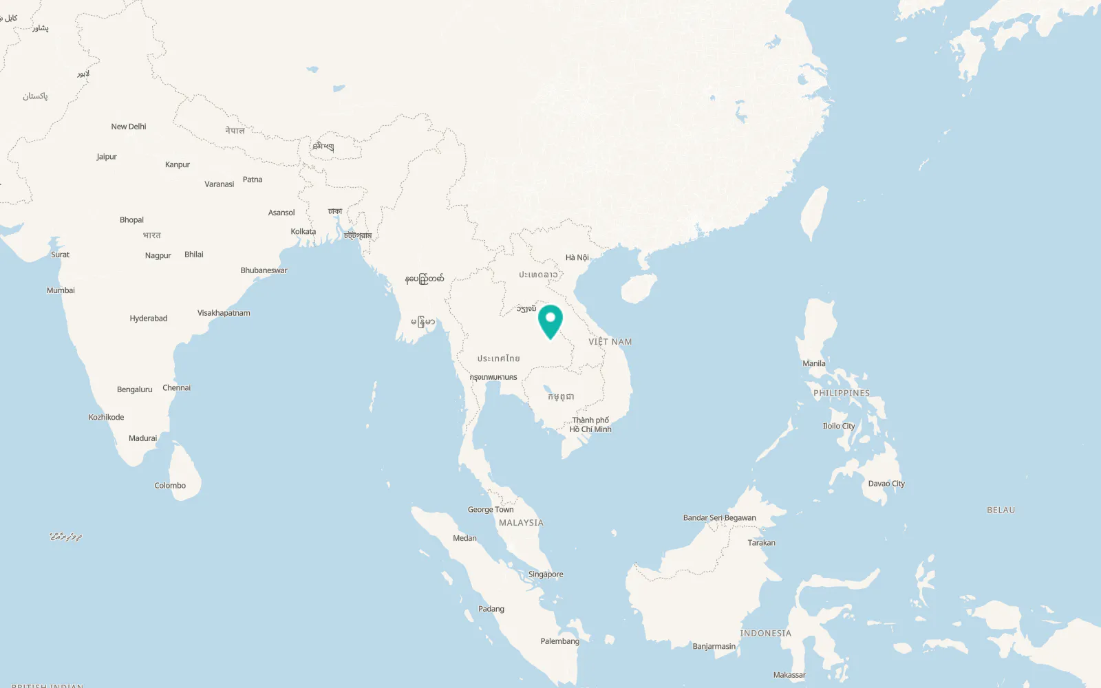 Map of Yasothon