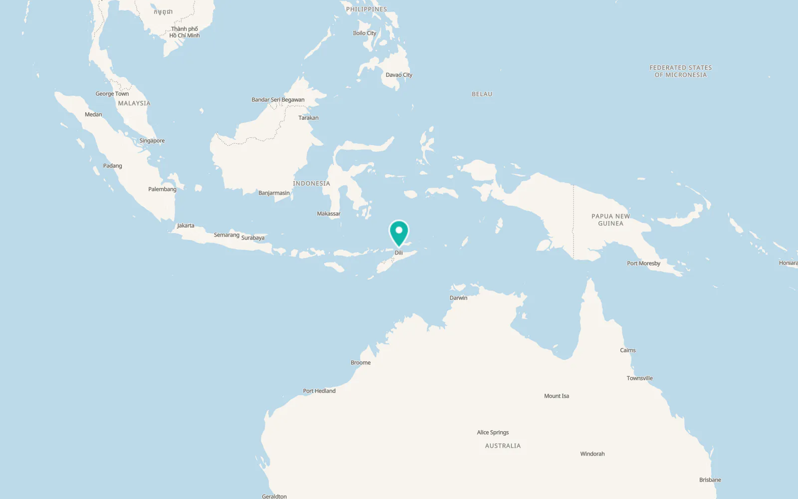 Map of Atauro