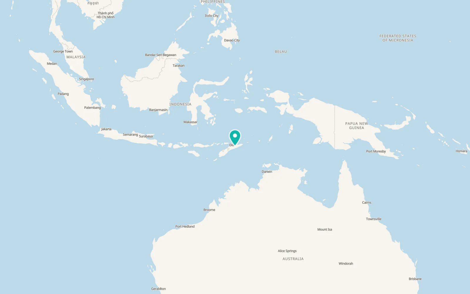 Map of Barique