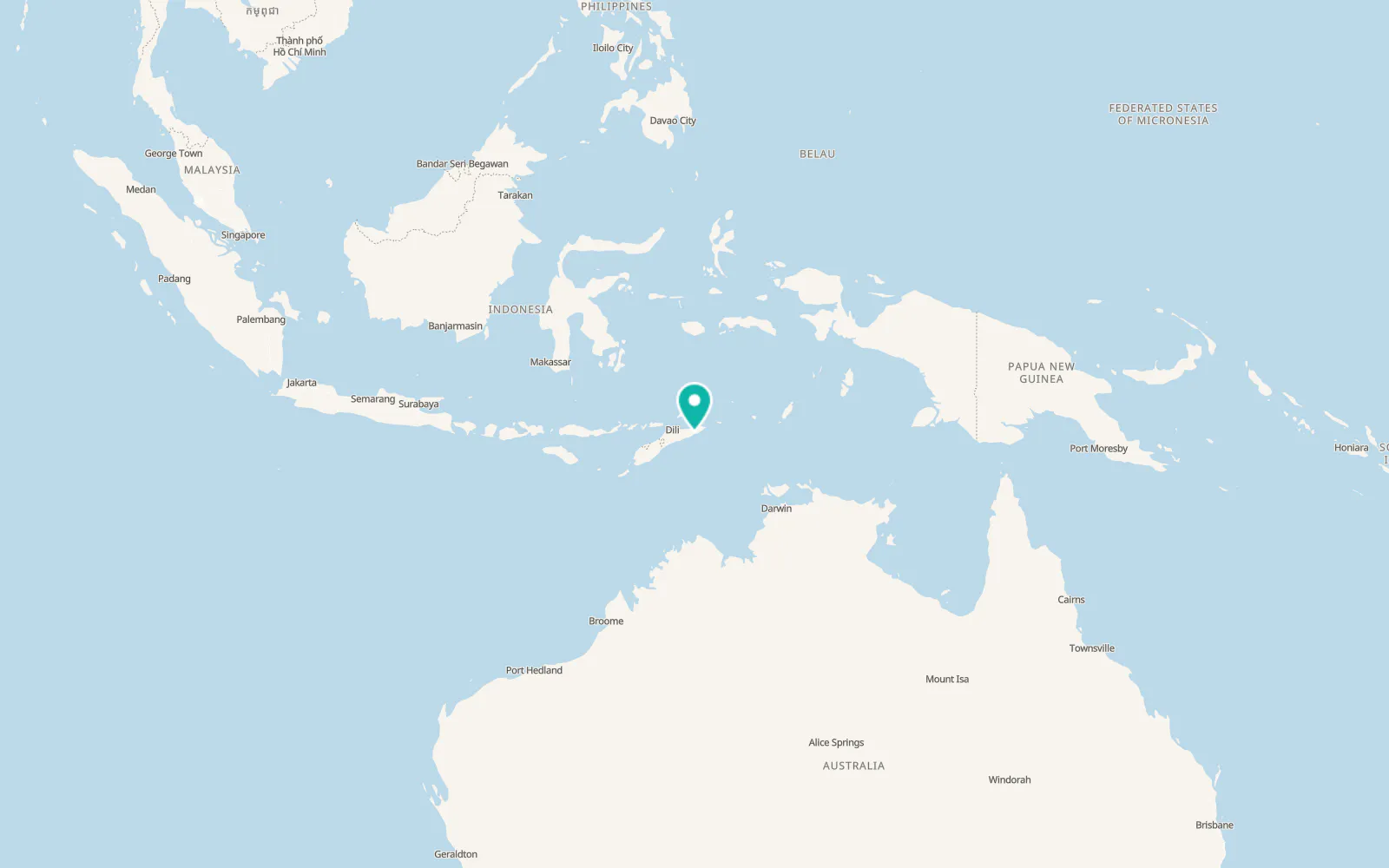 Map of Irabin de Baixo