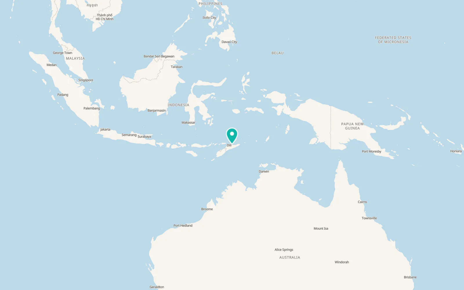 Map of Manatutu