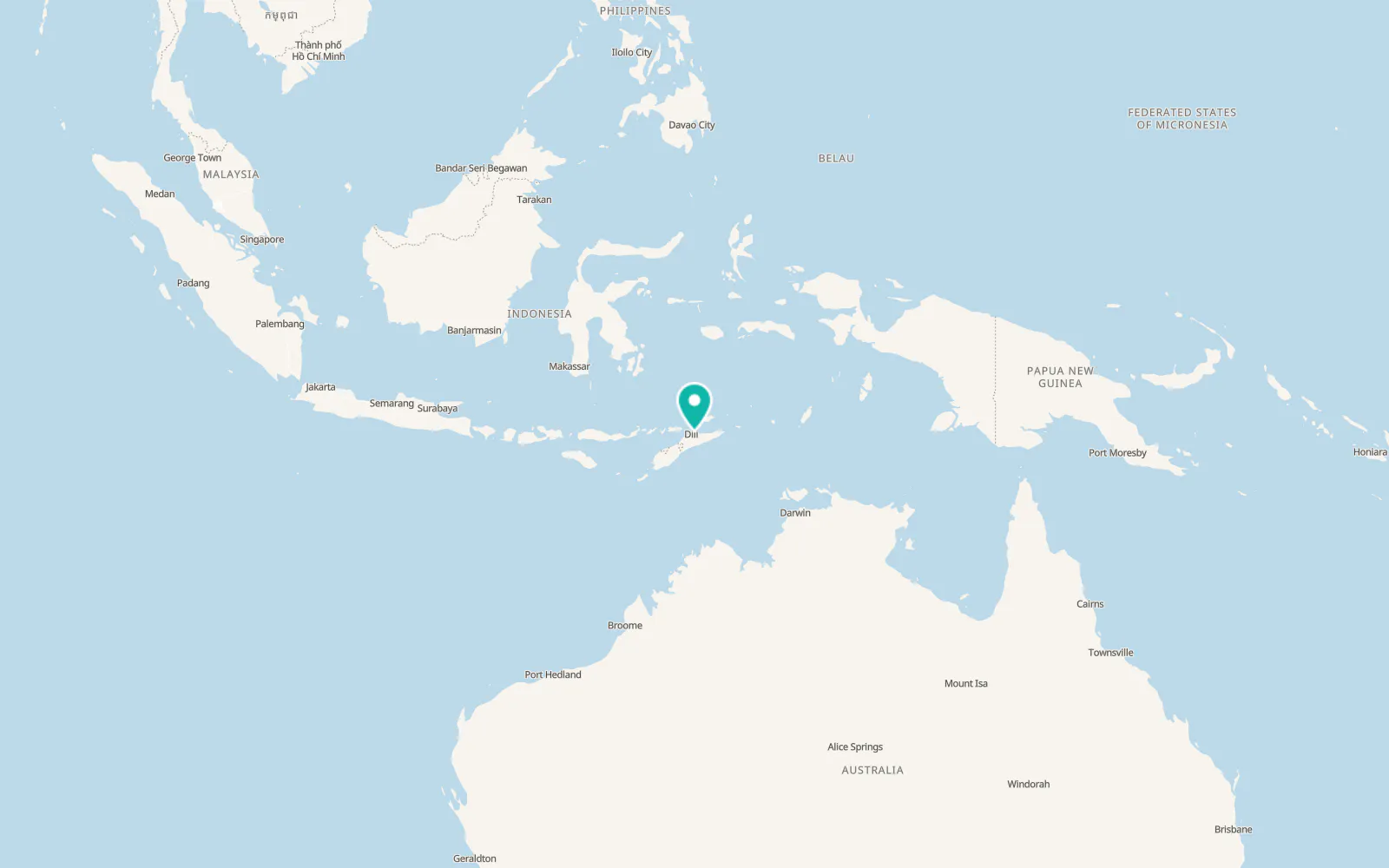Map of Metinaro