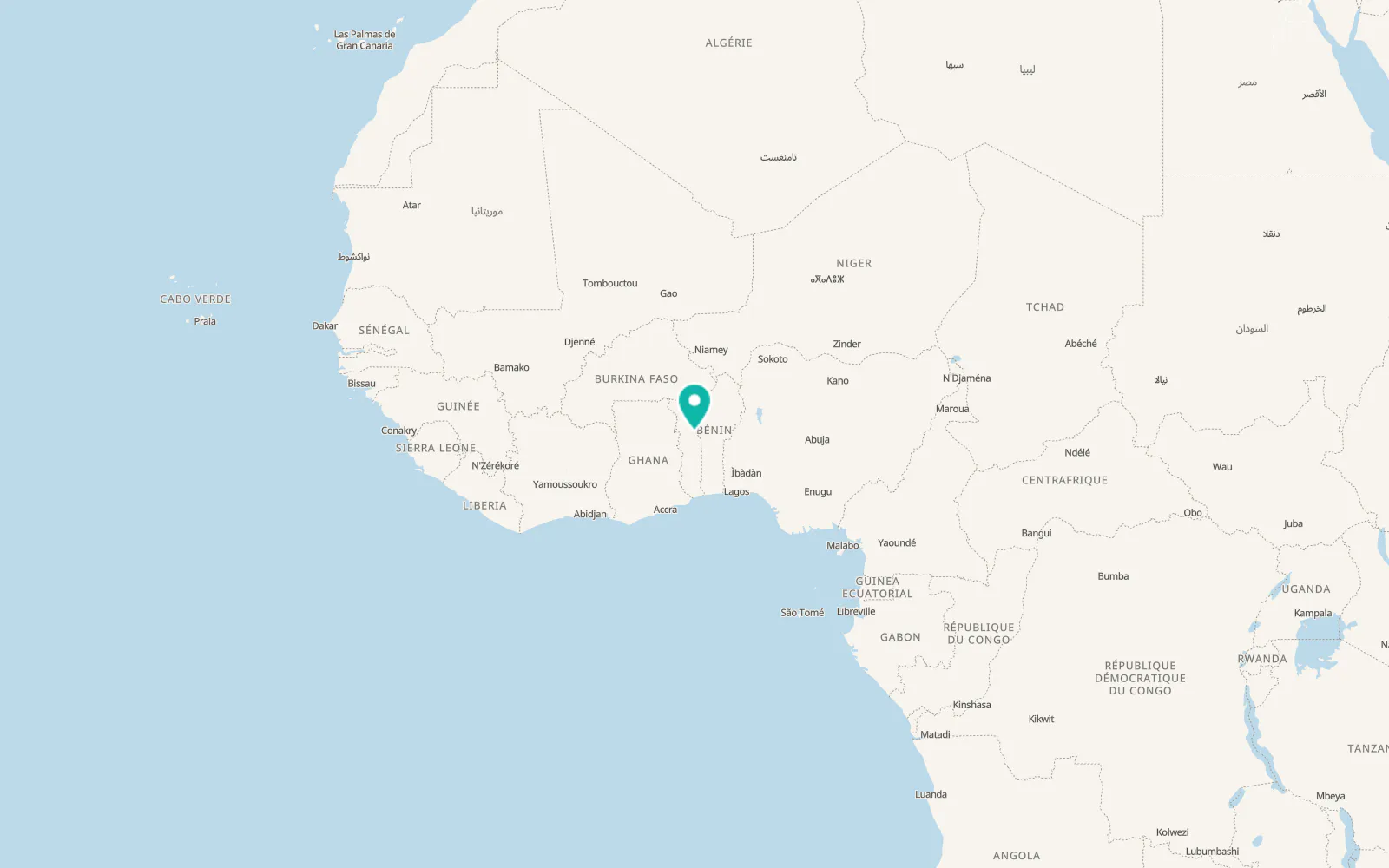 Map of Bafilo