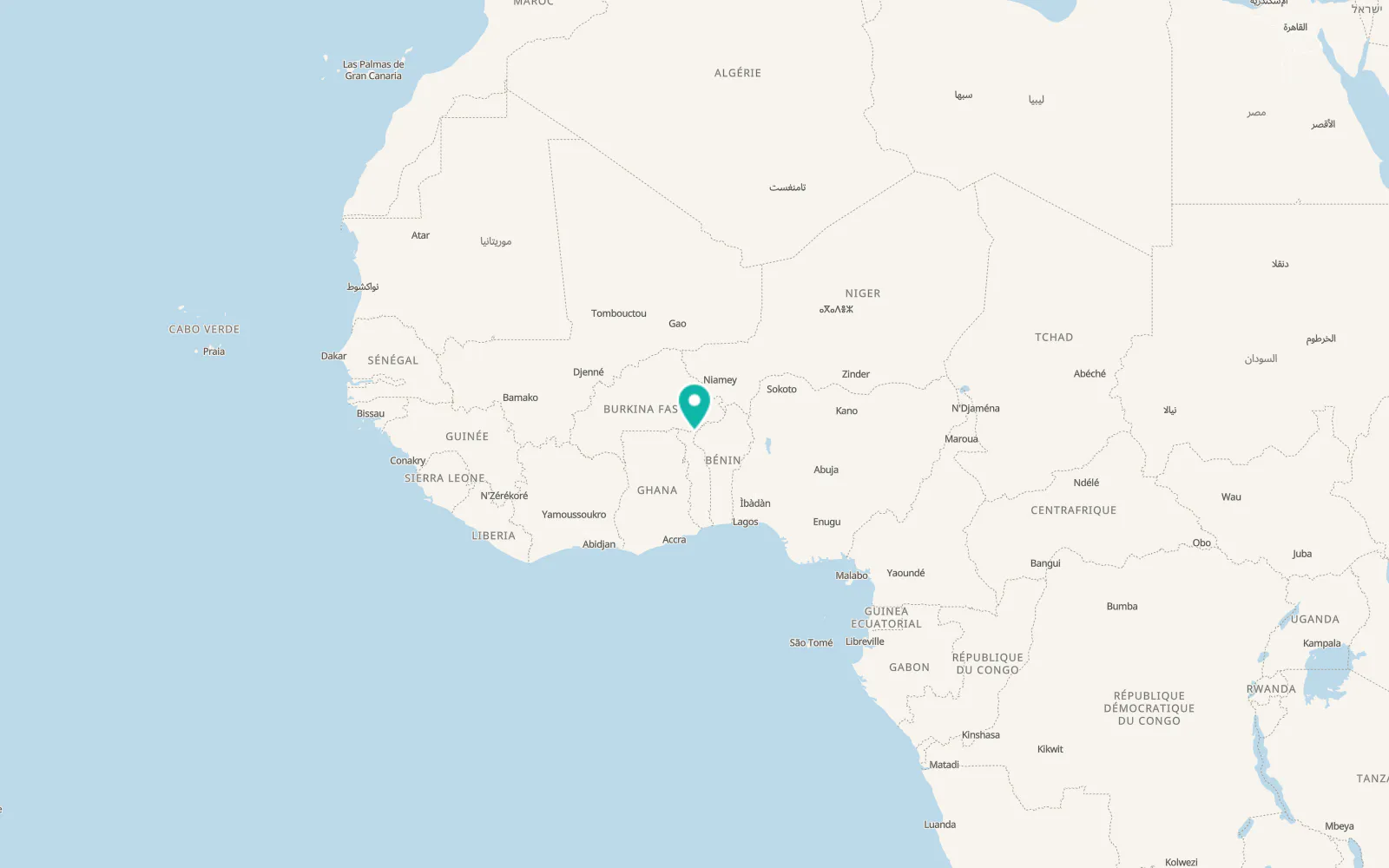 Map of Mandouri