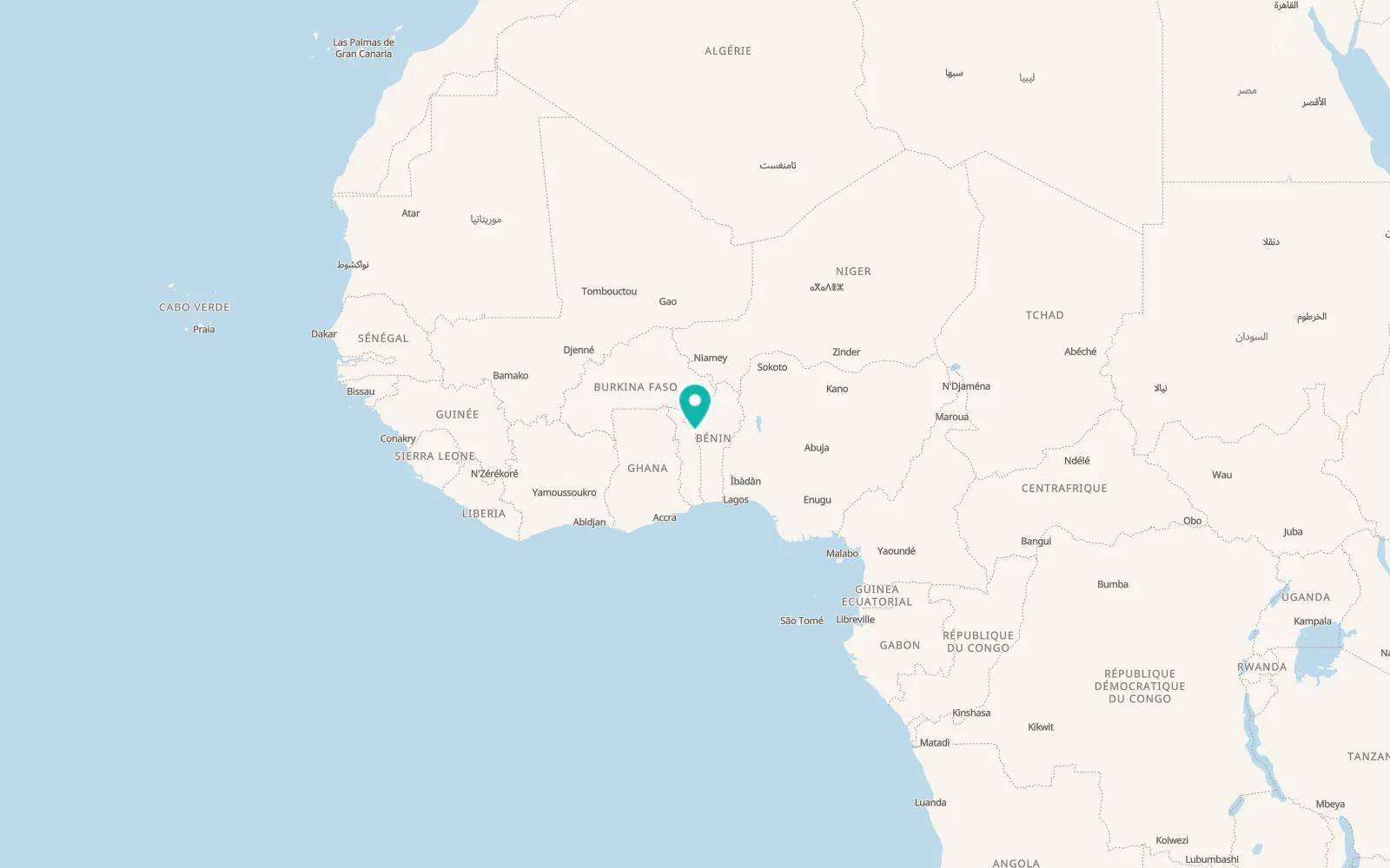 Map of Pagouda