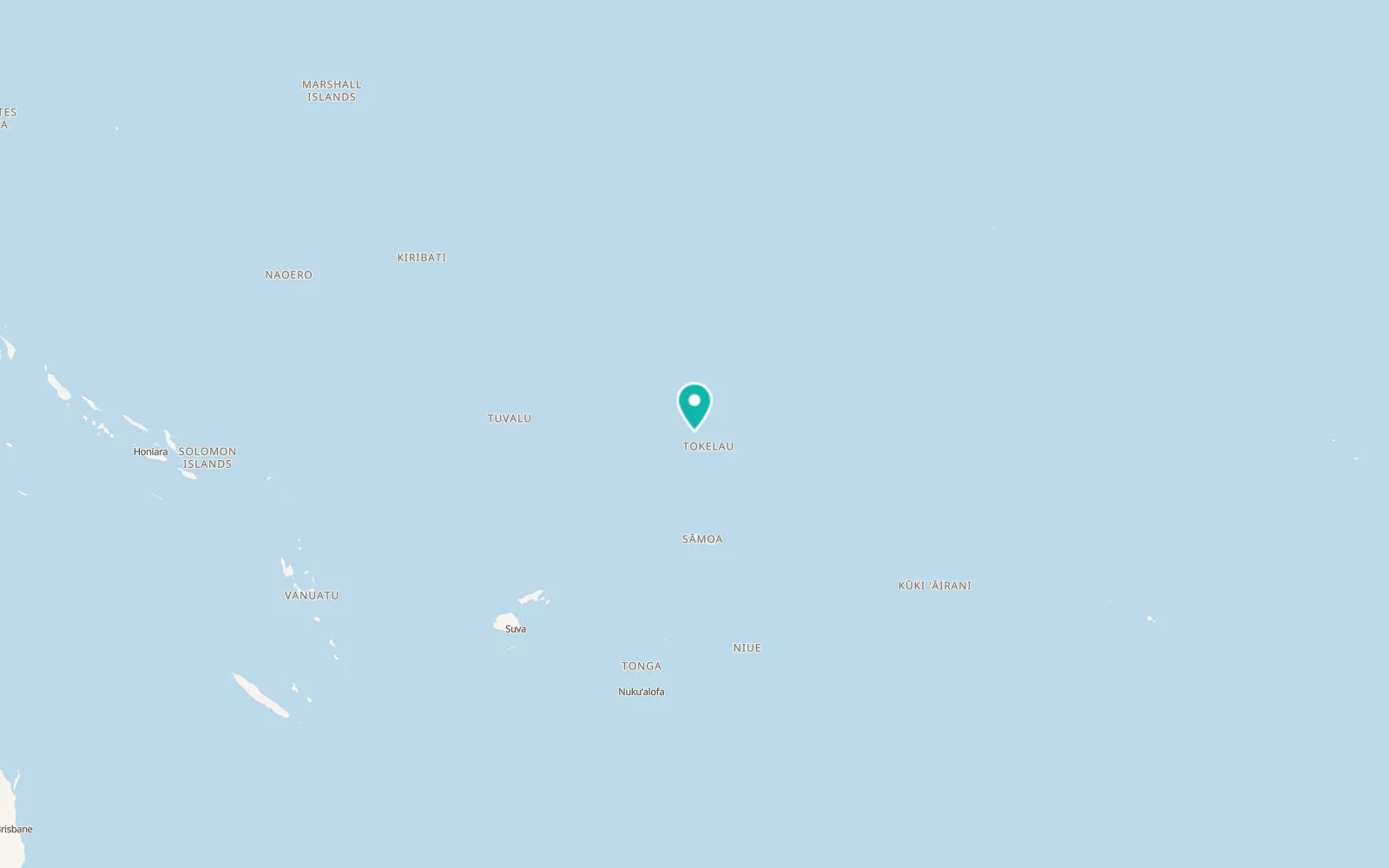 Map of Atafu Village