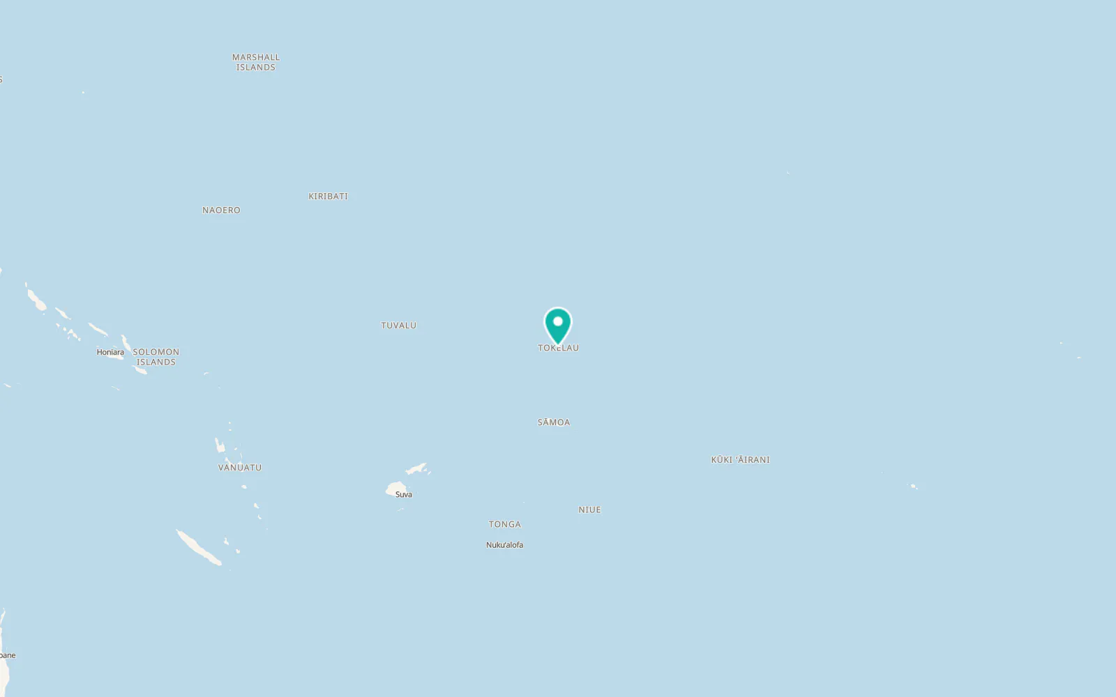 Map of Nukunonu