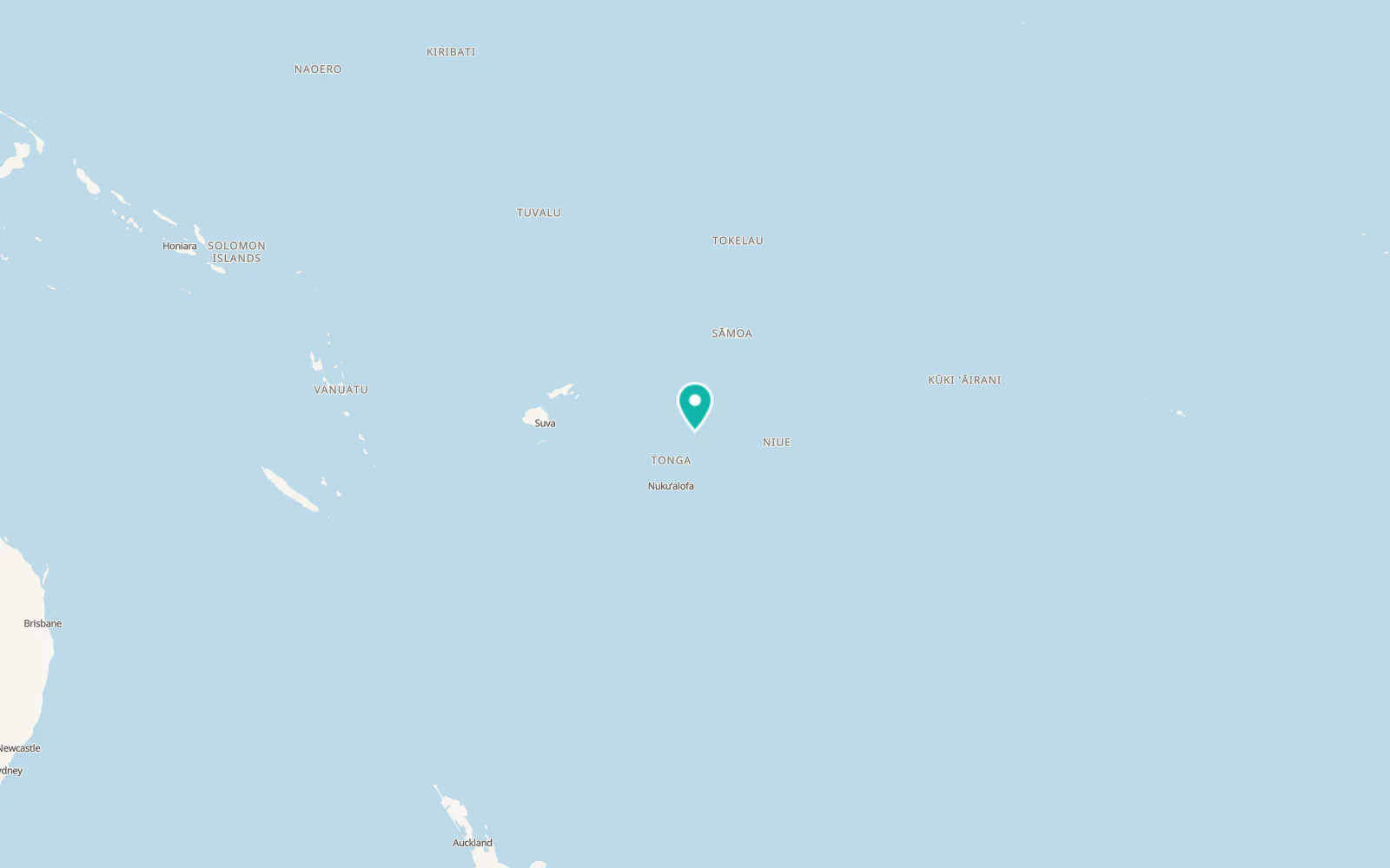 Map of Neiafu