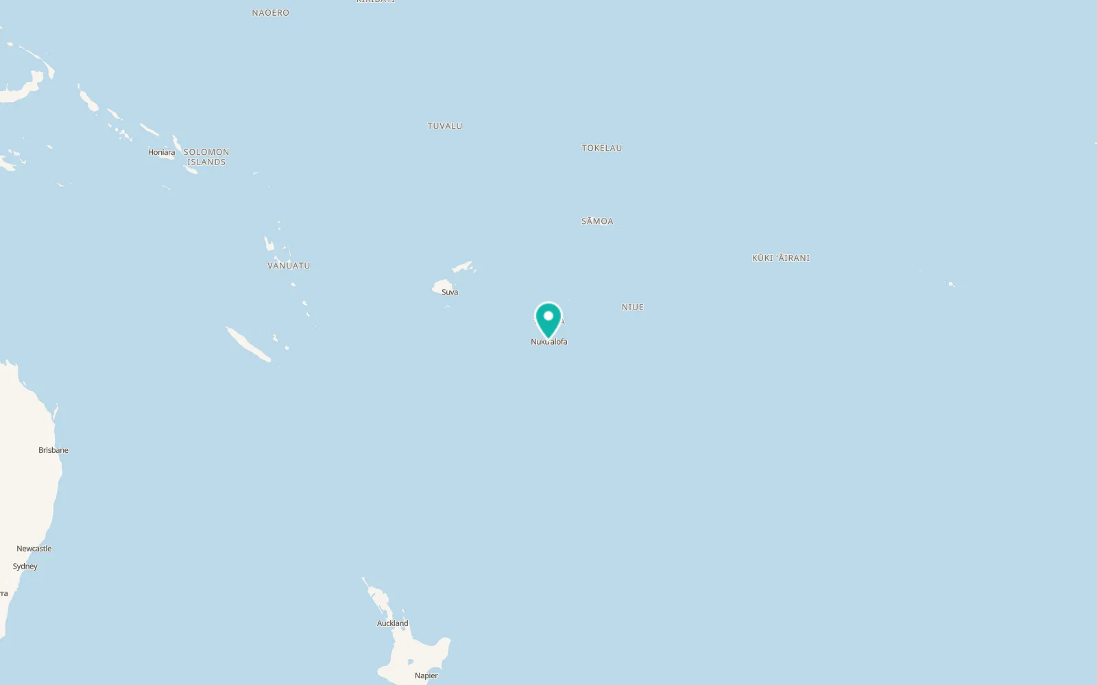 Map of Tokomololo