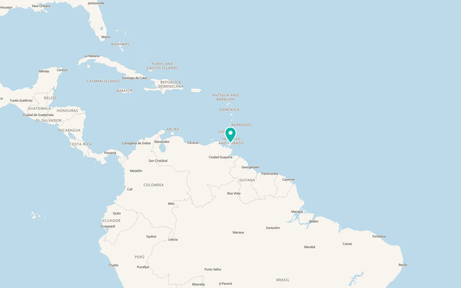 Map of Rio Claro