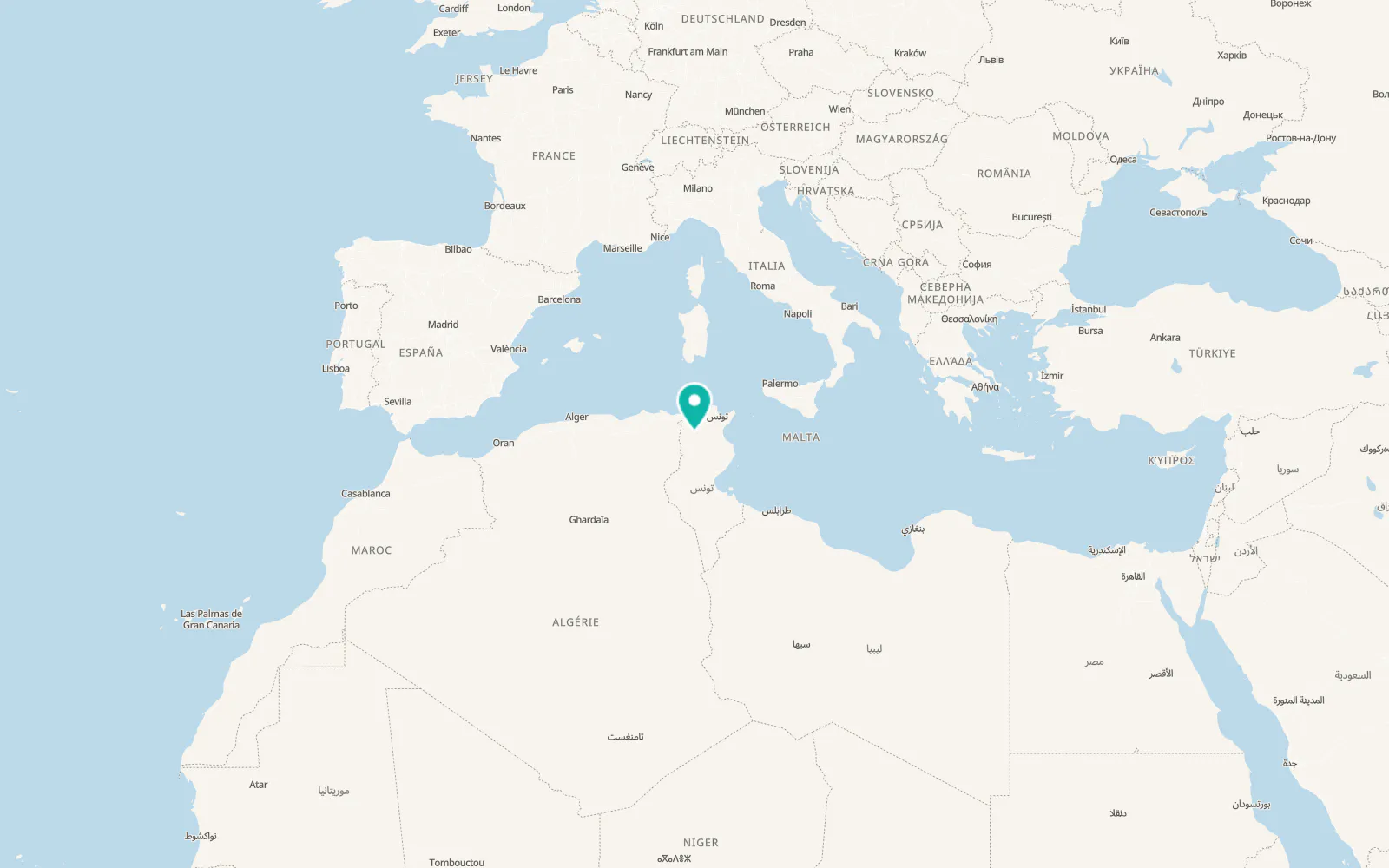Map of As Sars