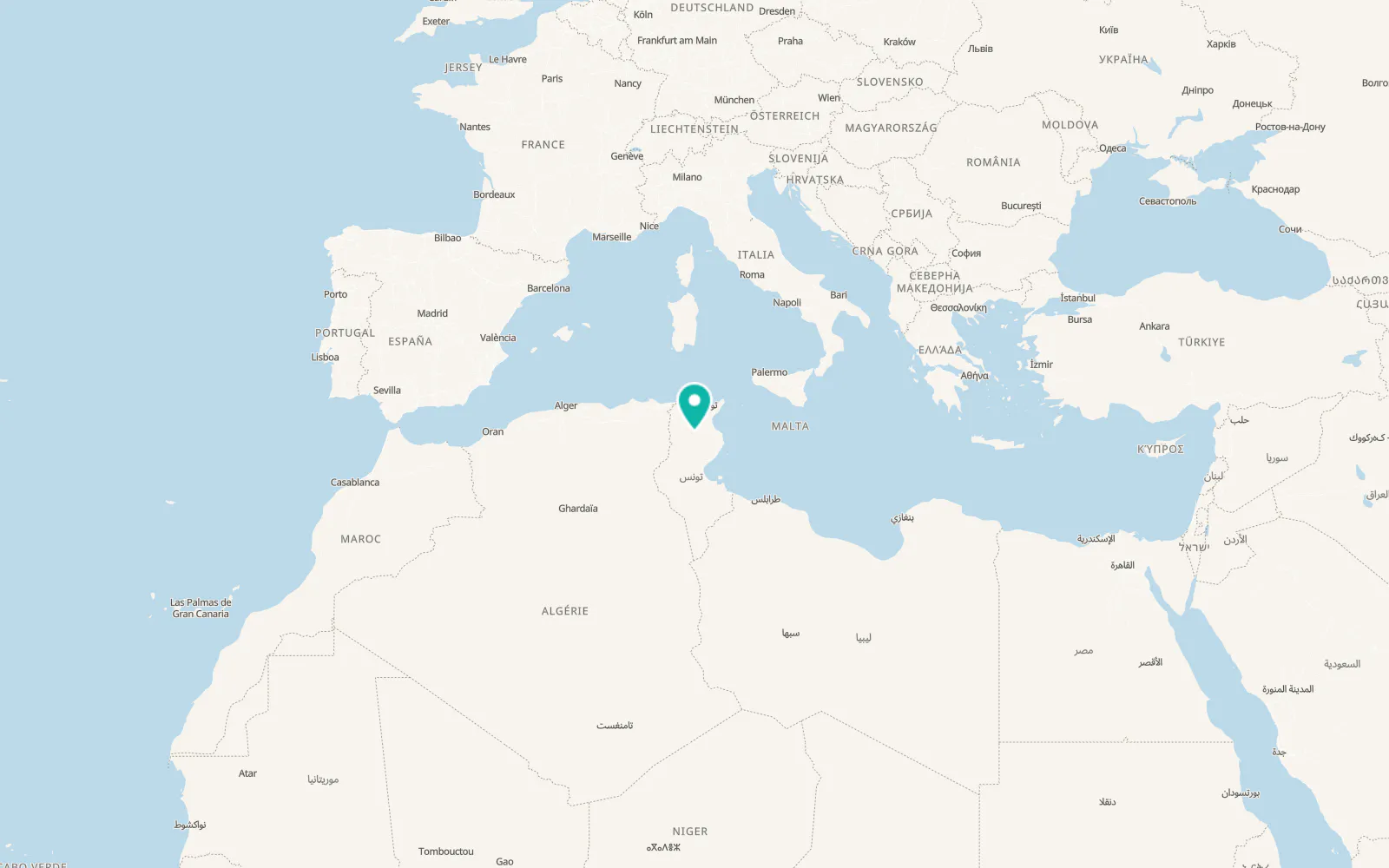 Map of El Ala