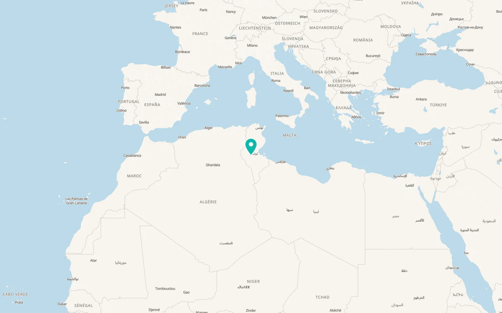 Map of El Golaa