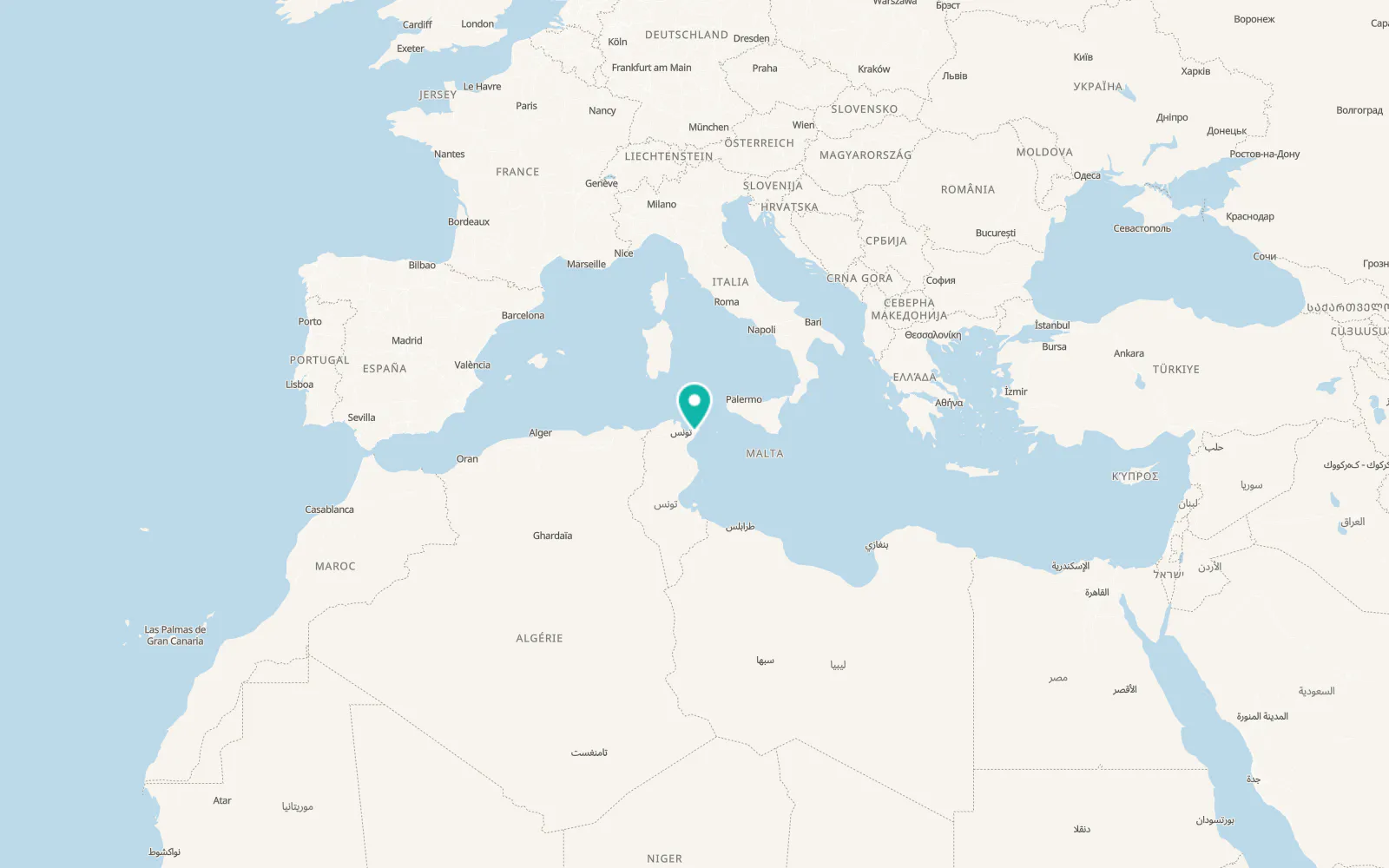 Map of El Mida