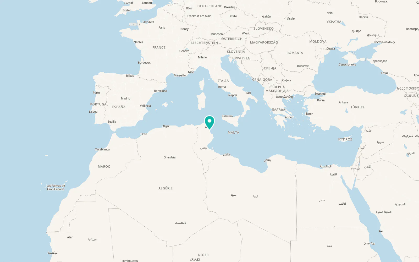 Map of Enfidha