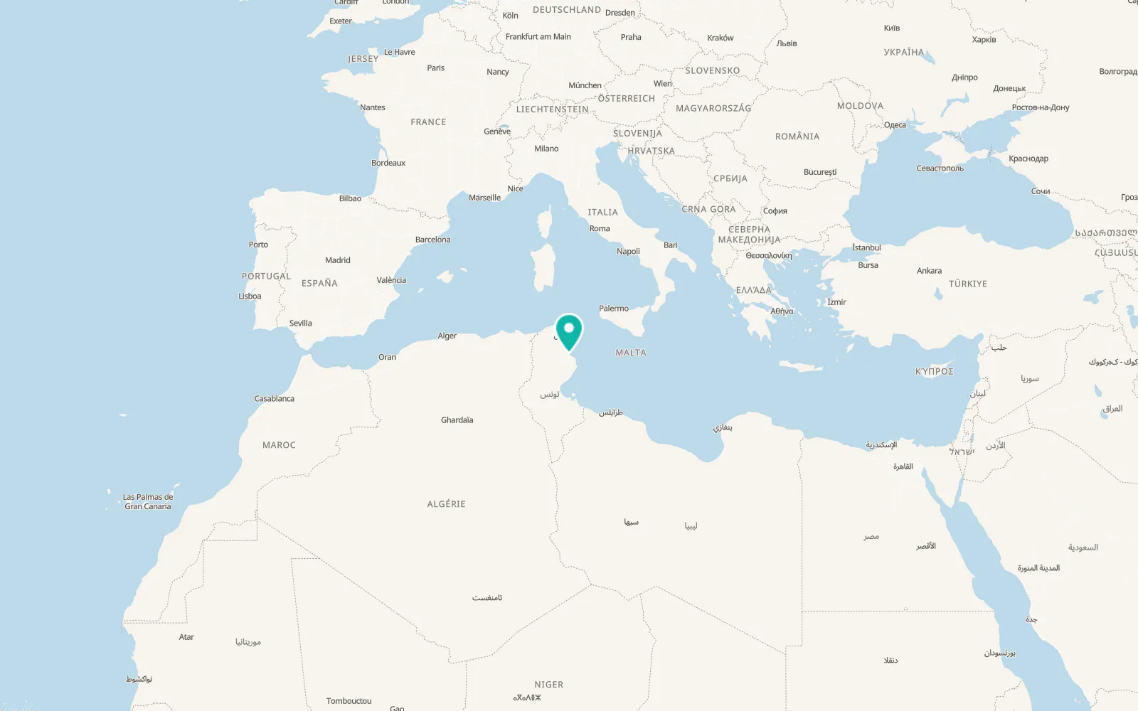 Map of Ezzouhour