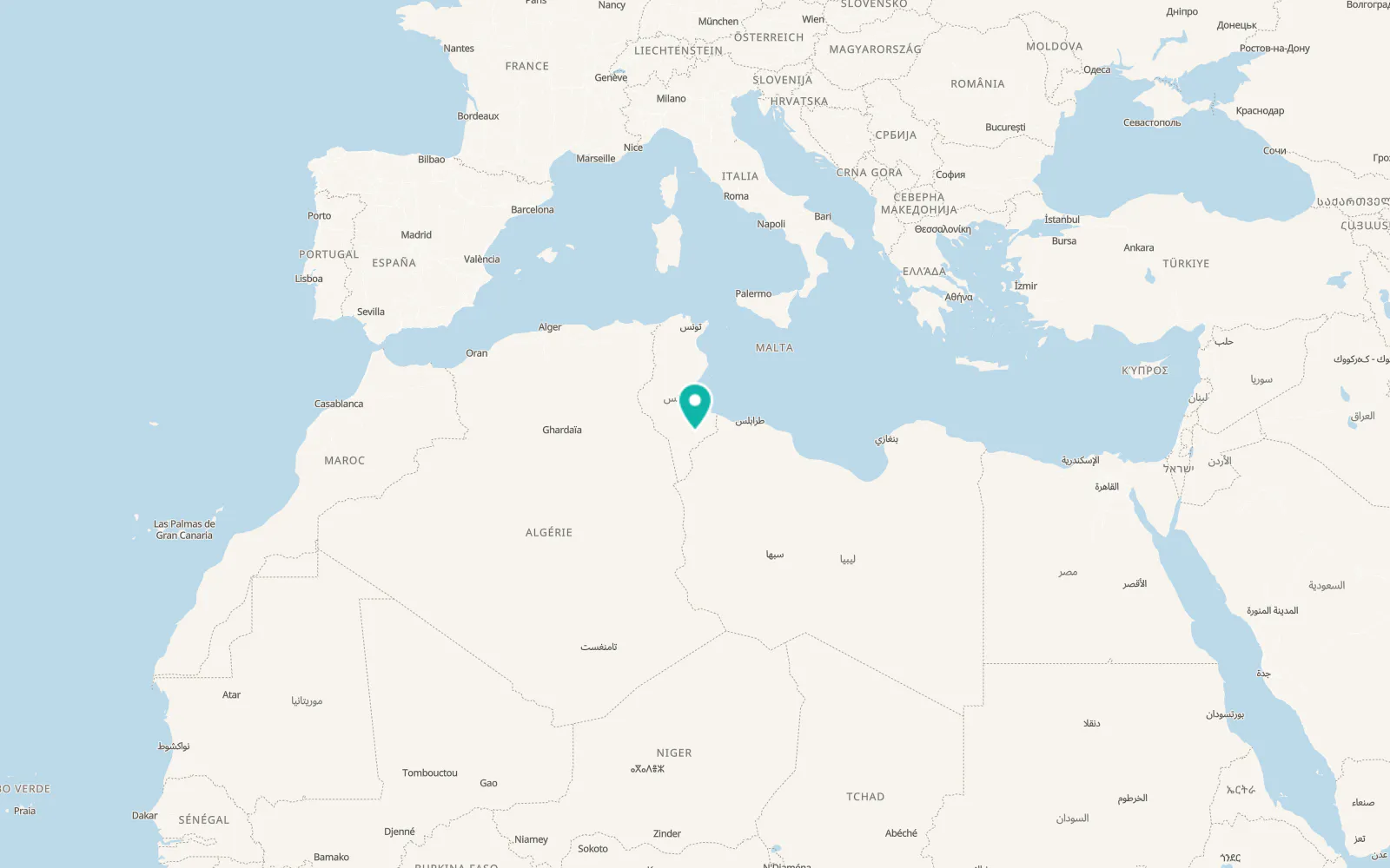 Map of Remada