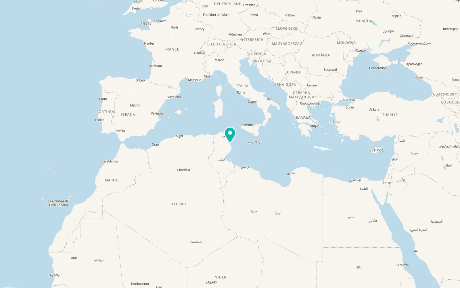 Map of Skanes