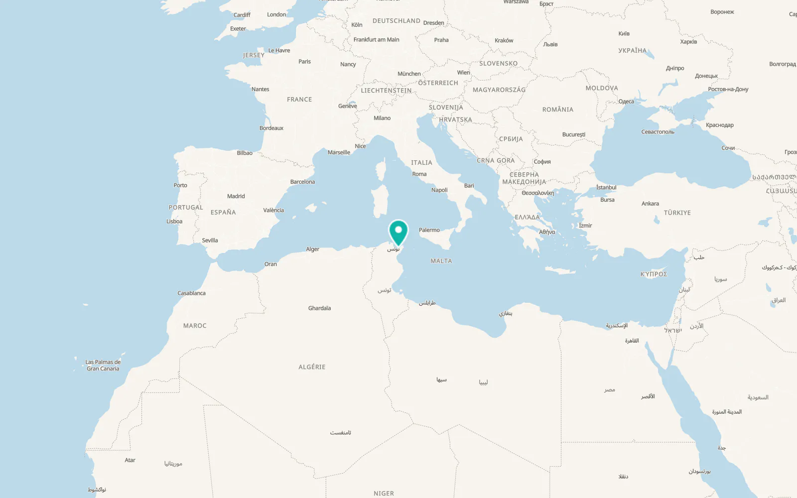 Map of Takelsa