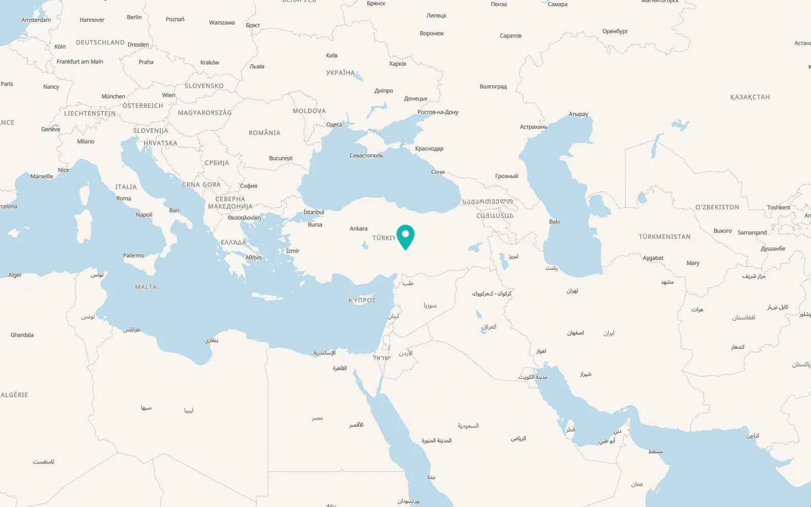 Map of Afşin