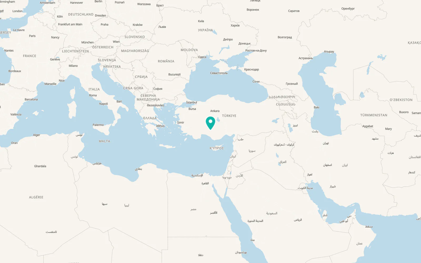 Map of Ahırlı