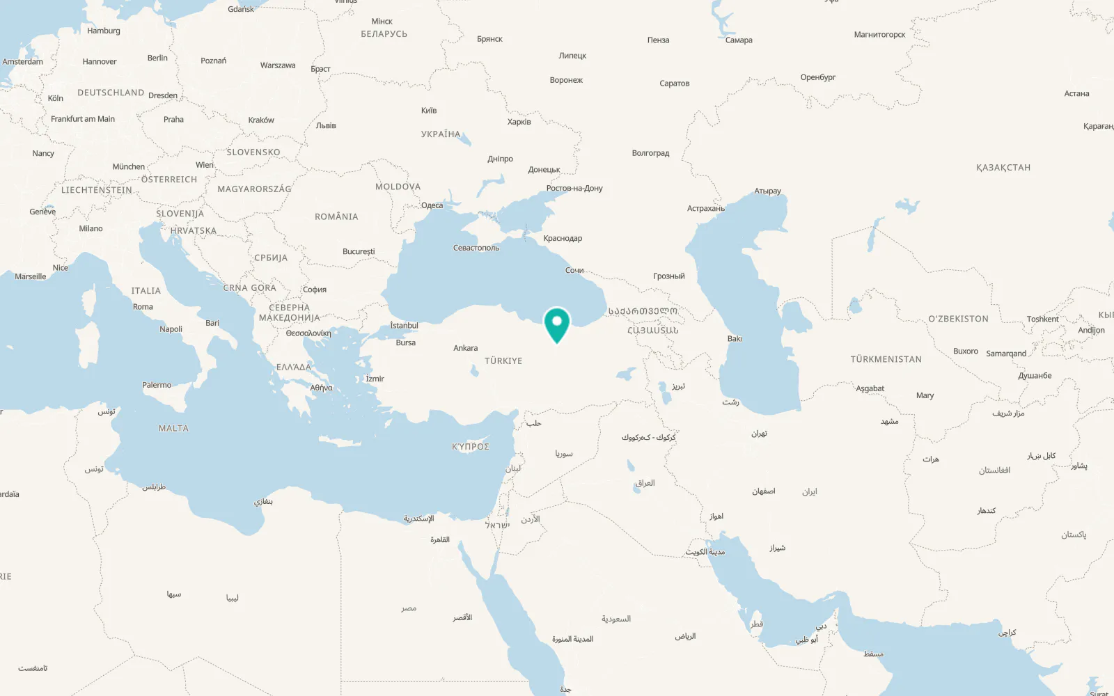 Map of Akarsu