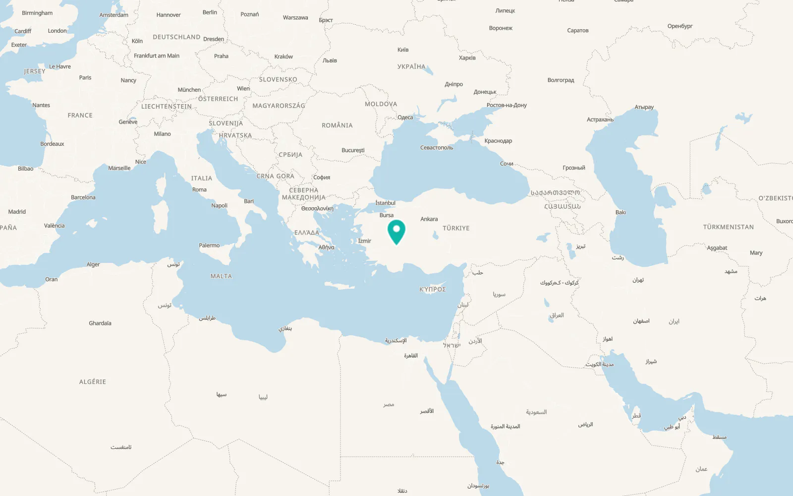 Map of Akkeçili