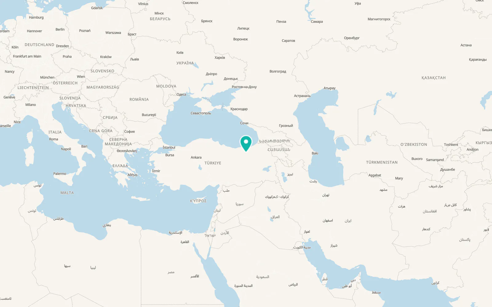Map of Akşar