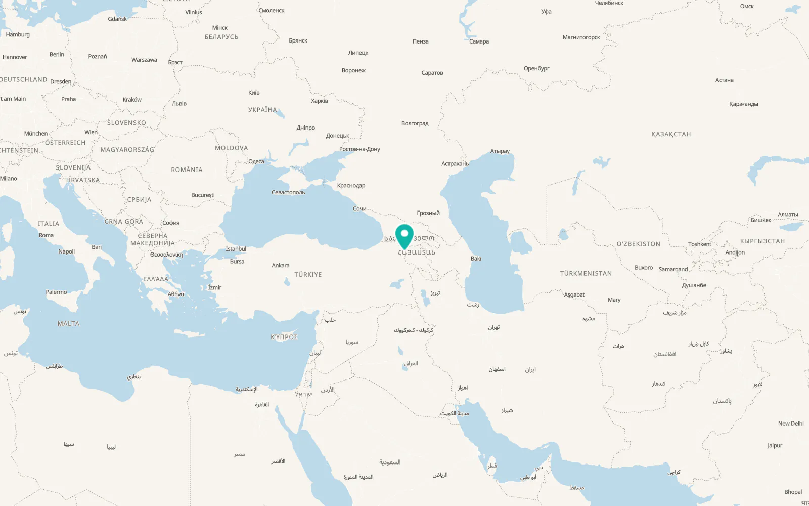 Map of Akyaka