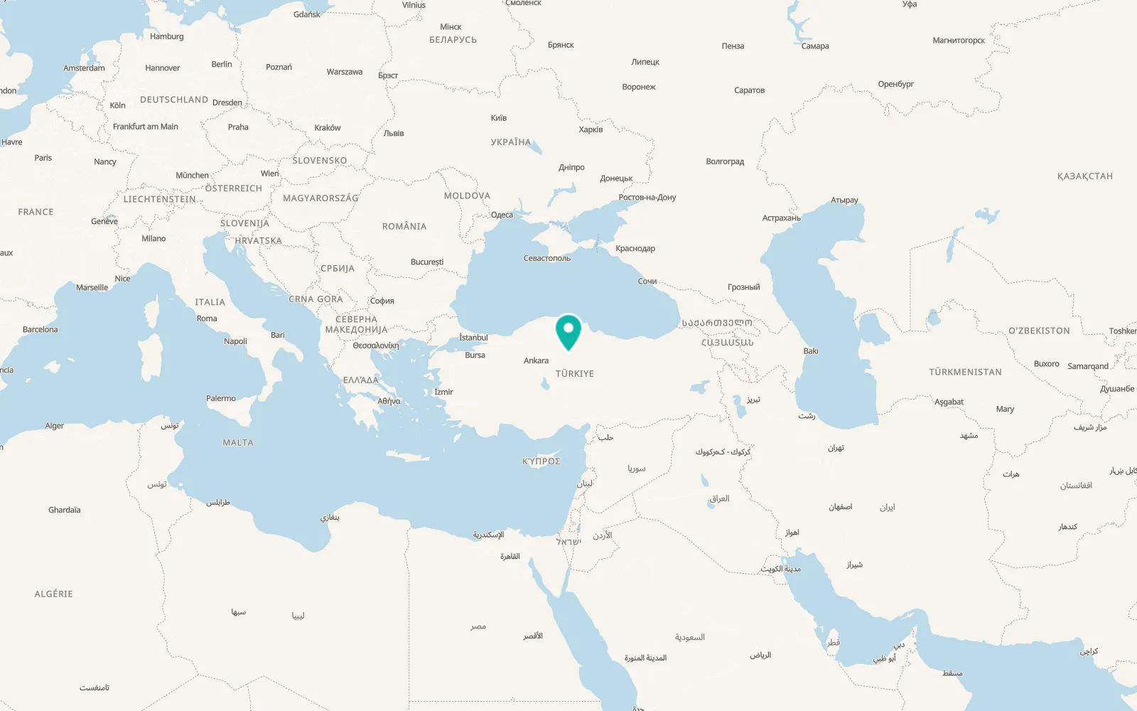 Map of Alaca