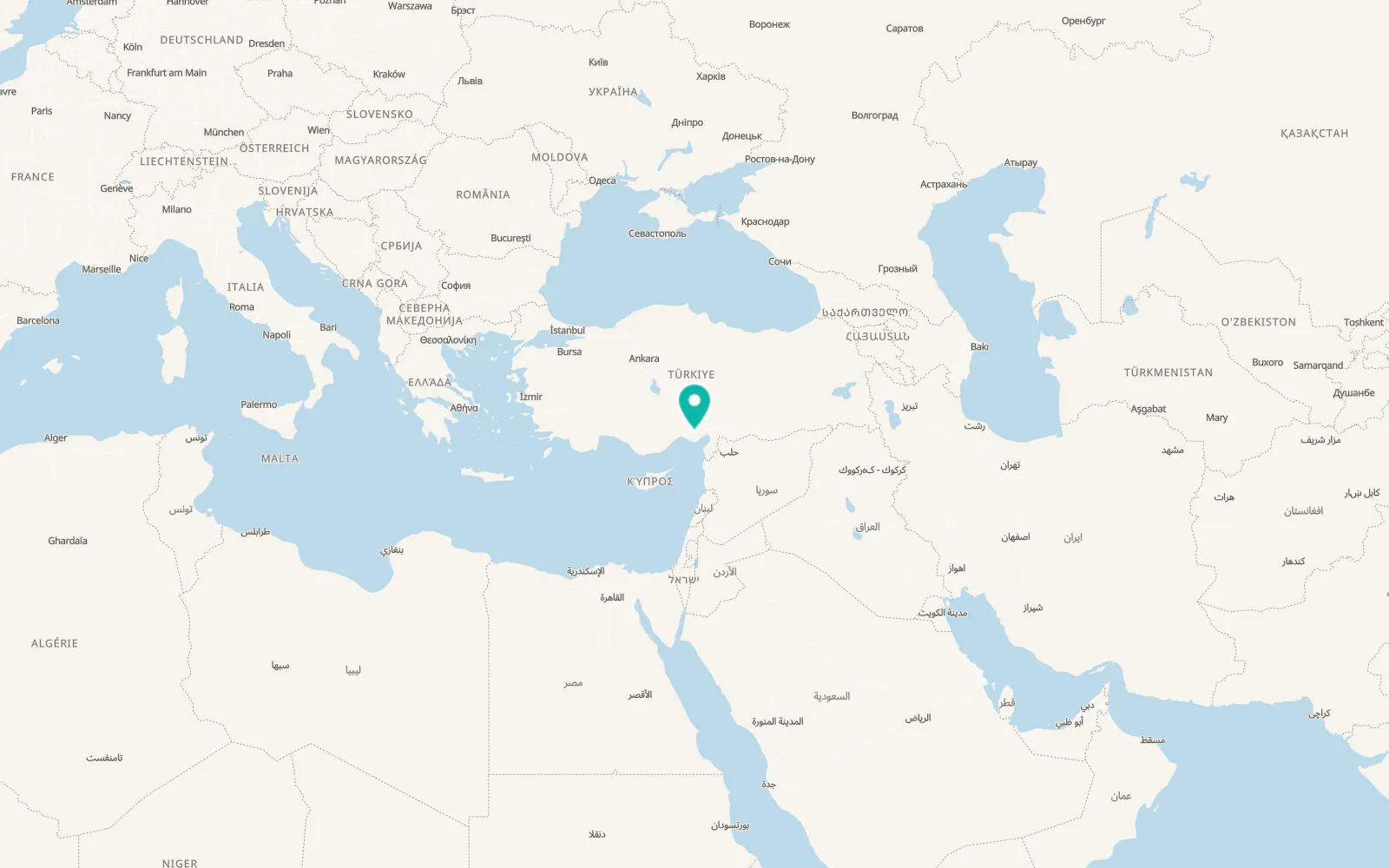 Map of Alihocalı