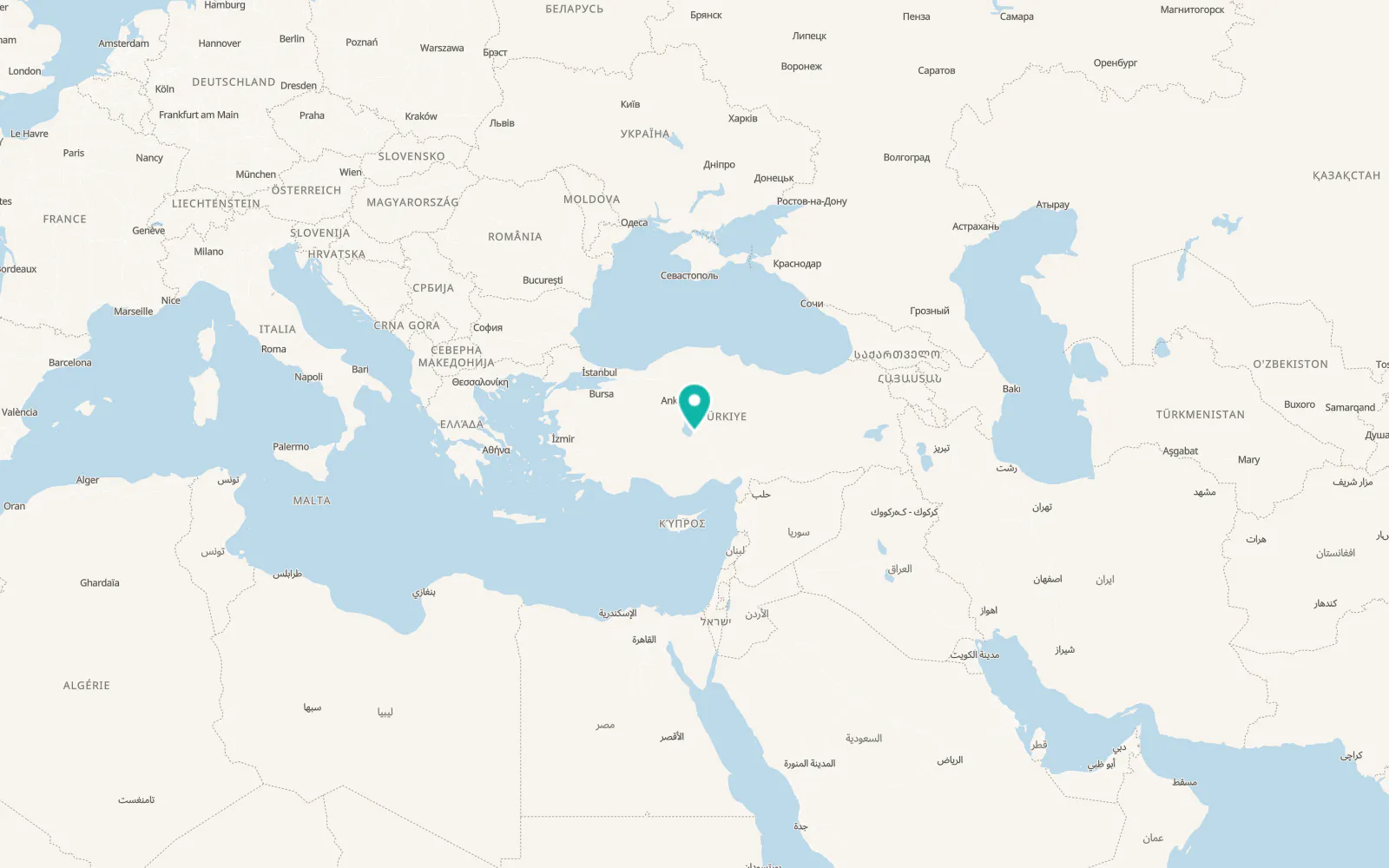 Map of Altınkaya