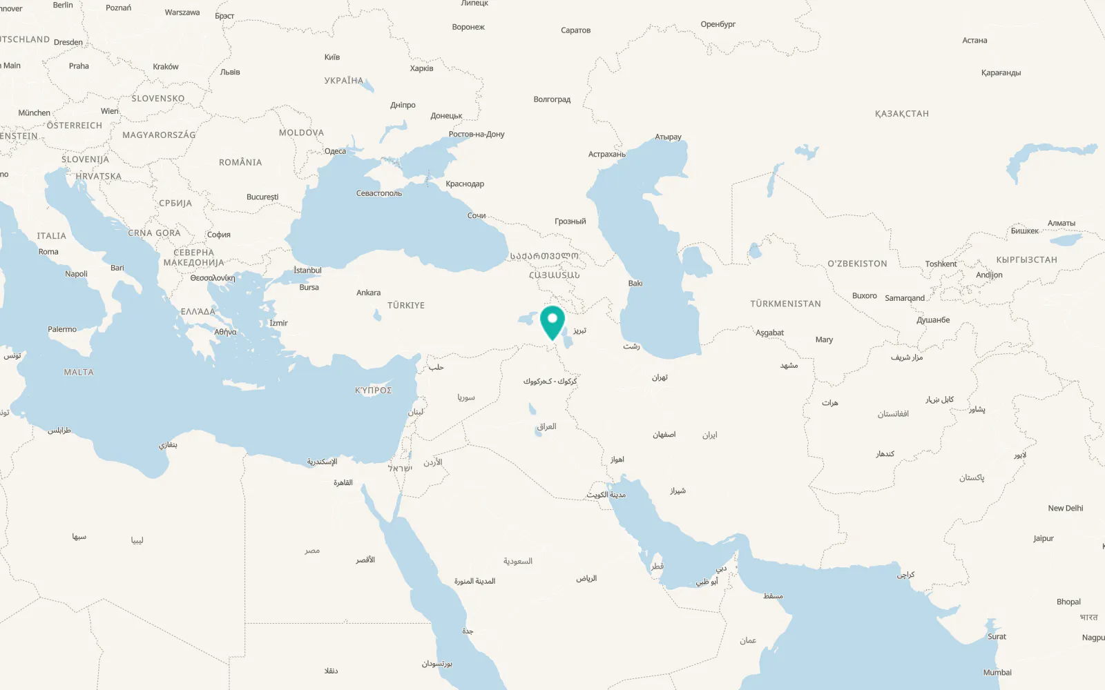 Map of Altınsu