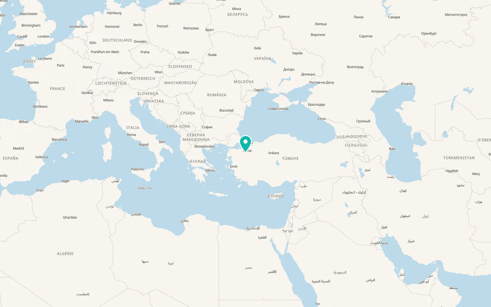 Map of Altıntaş
