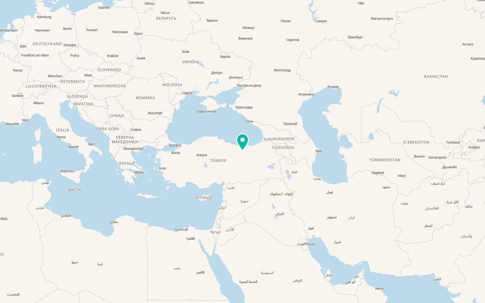 Map of Alucra