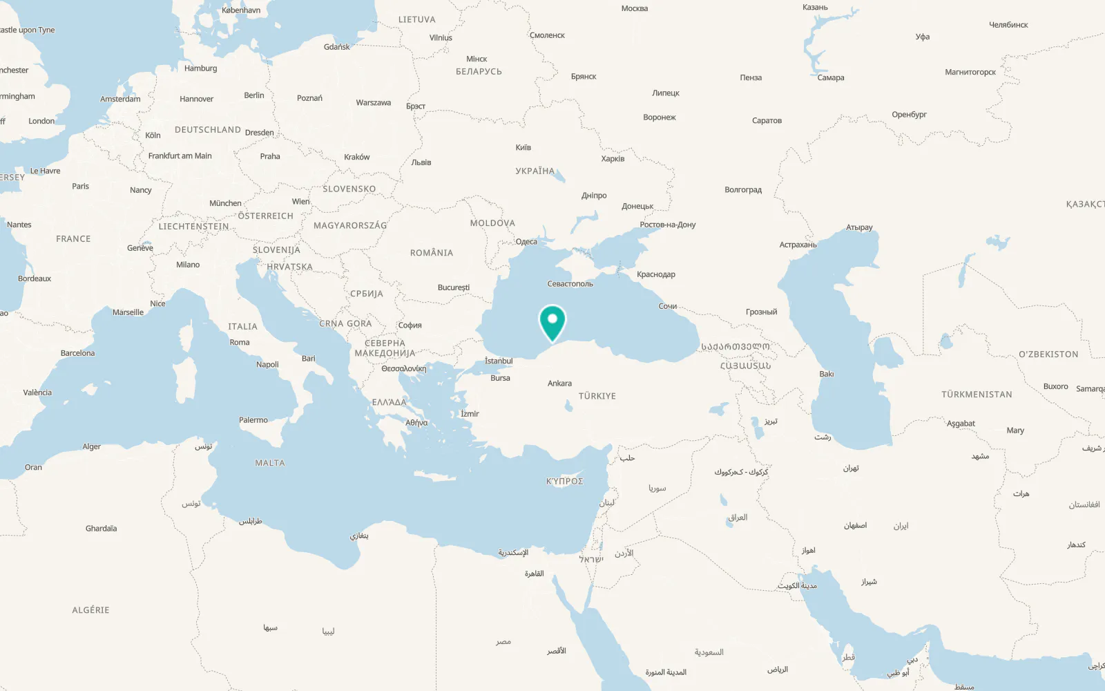Map of Amasra