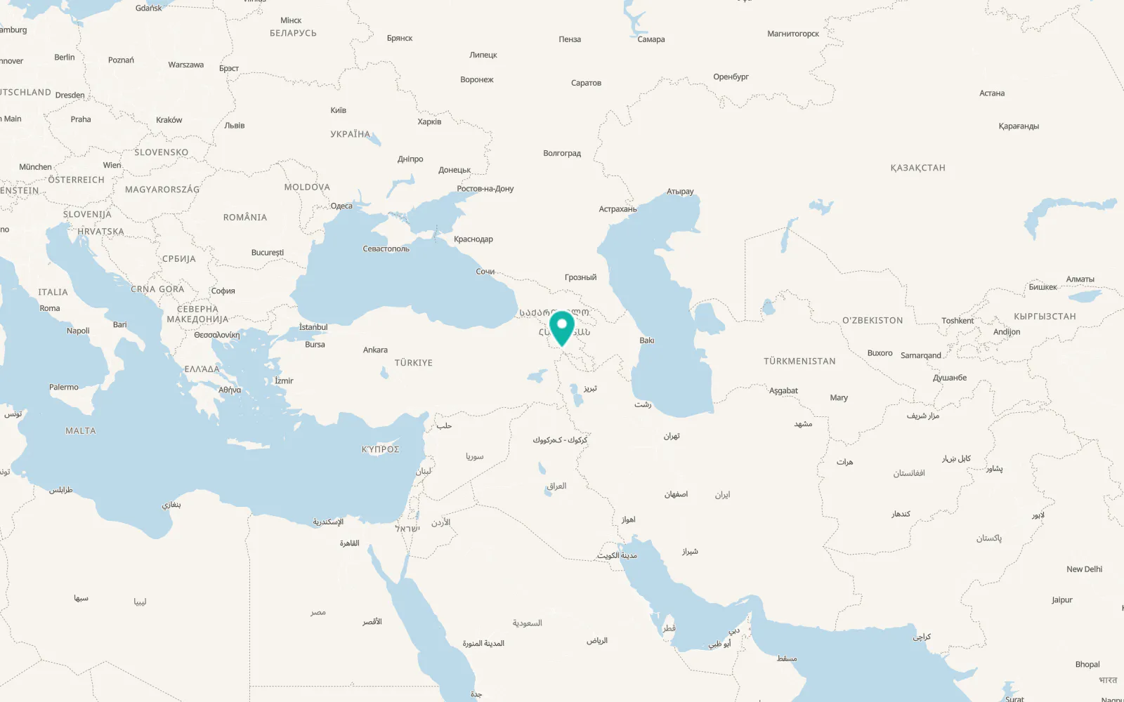 Map of Aralık