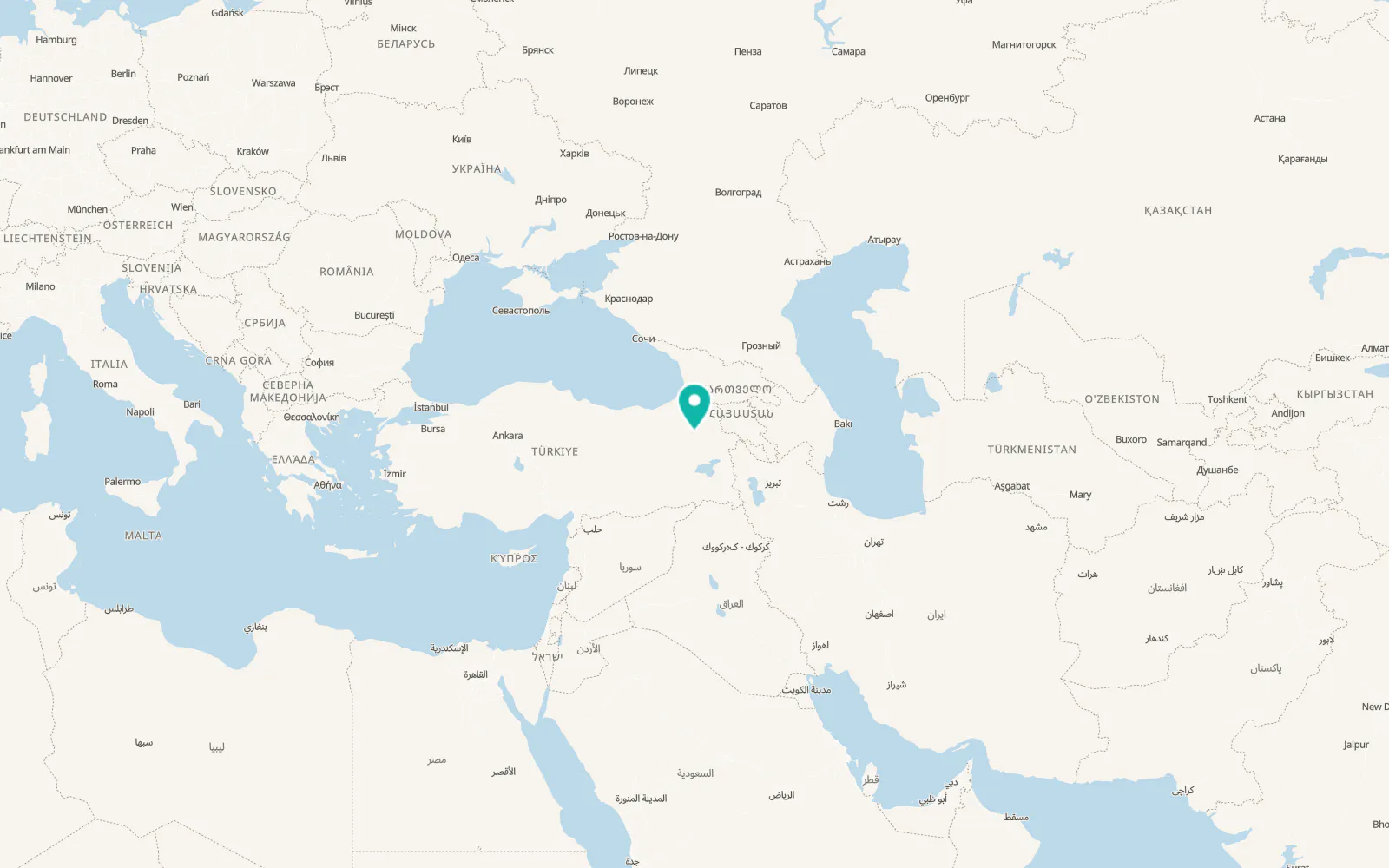Map of Aras