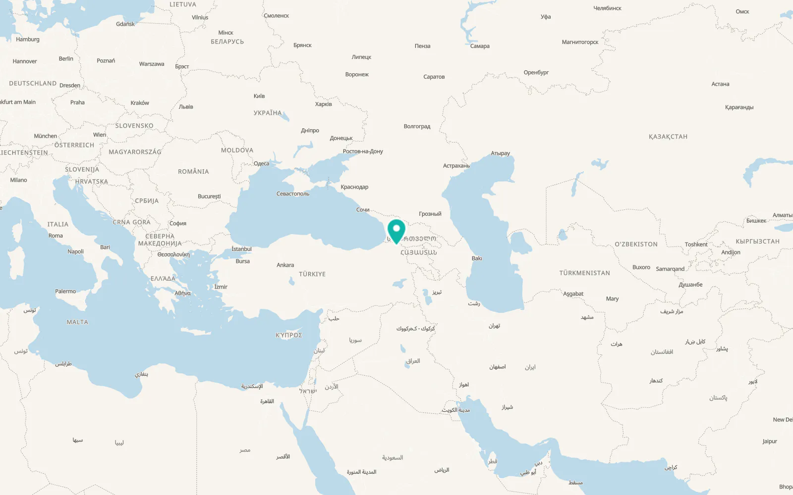 Map of Ardahan