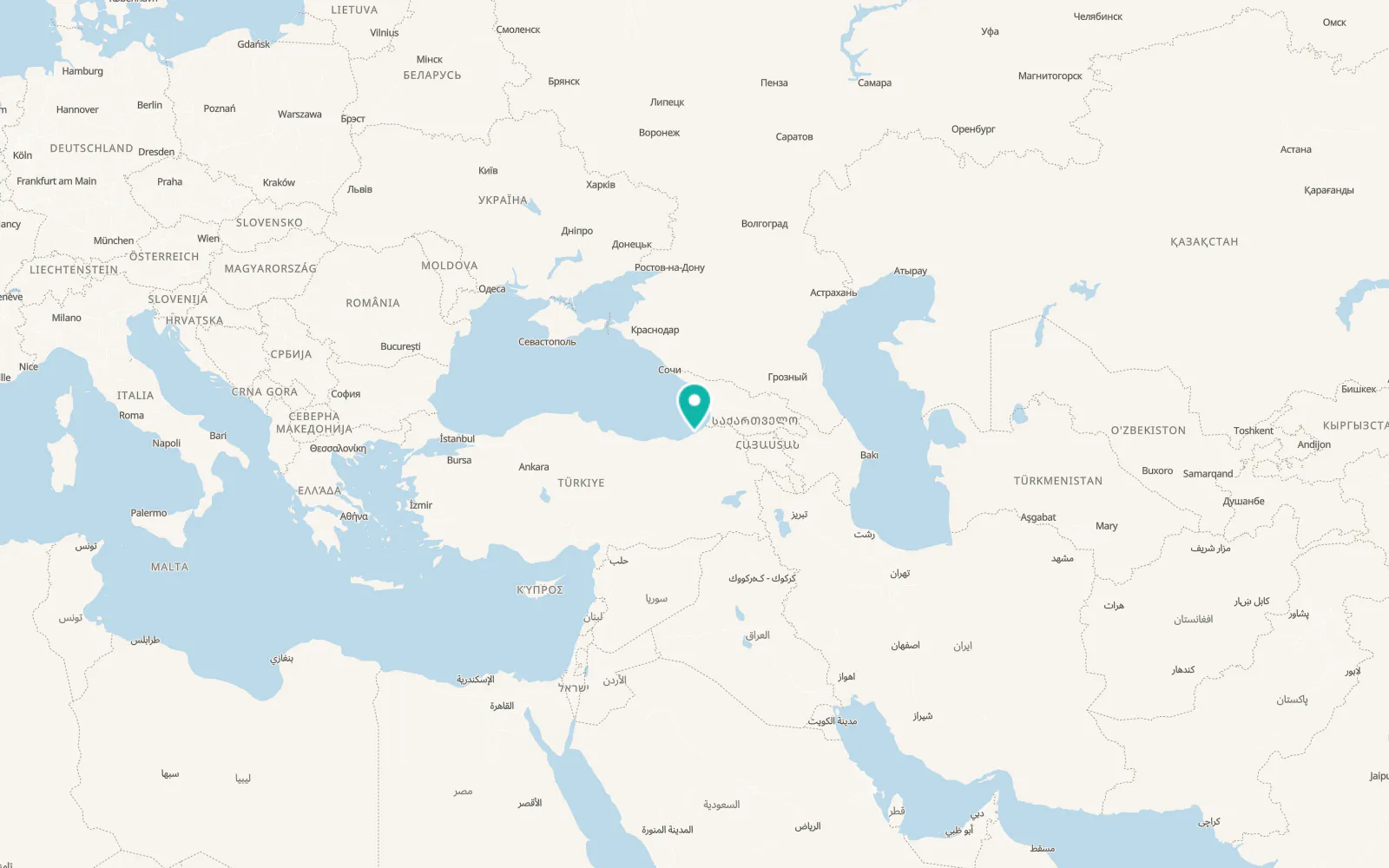 Map of Ardeşen