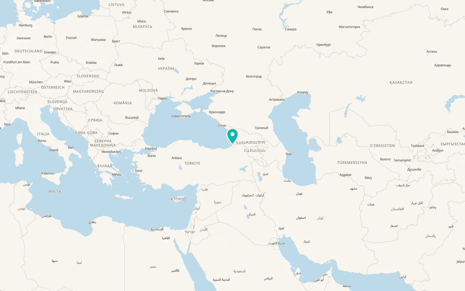 Map of Arhavi