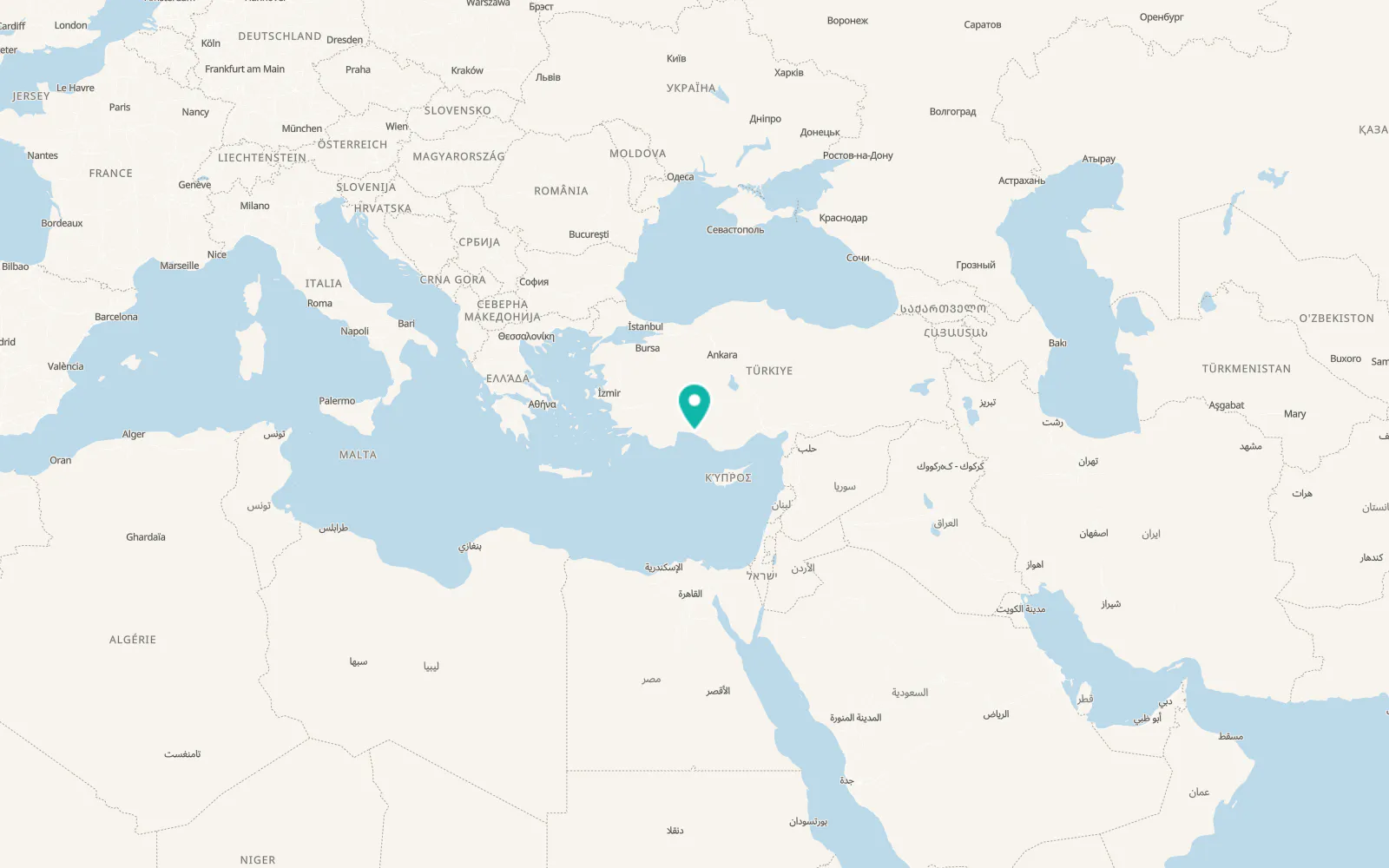 Map of Aşağı Hisar