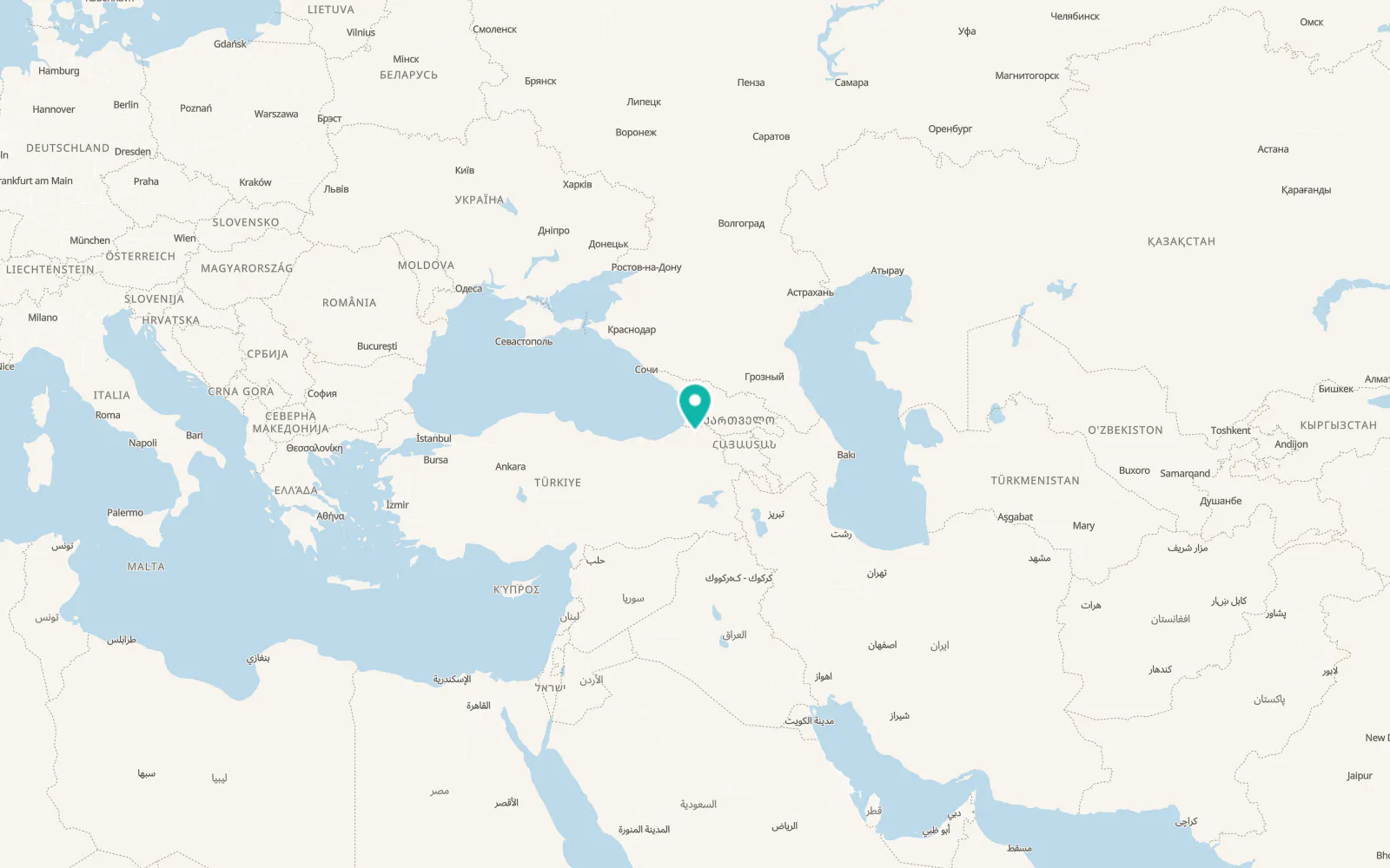 Map of Aşağı Irmaklar