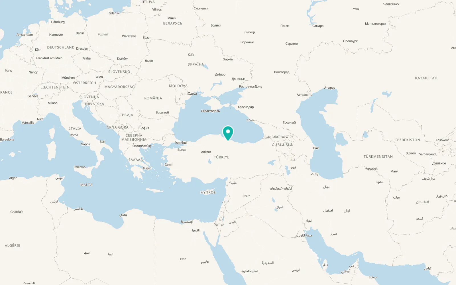 Map of Asarcık