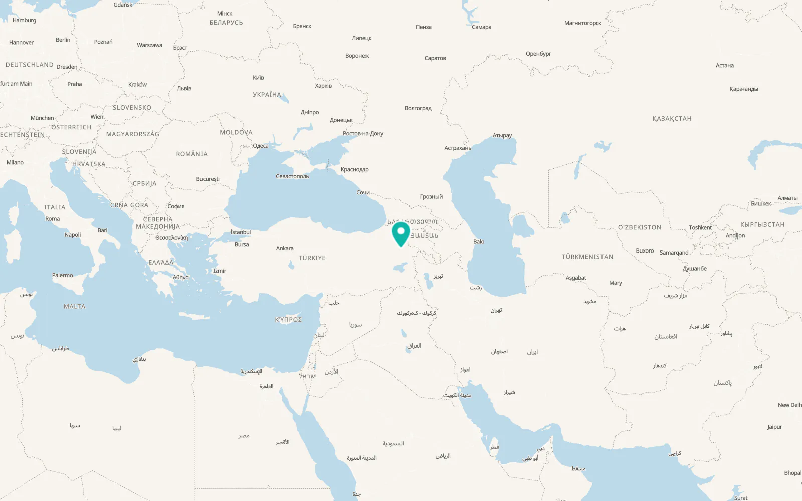 Map of Aşkale
