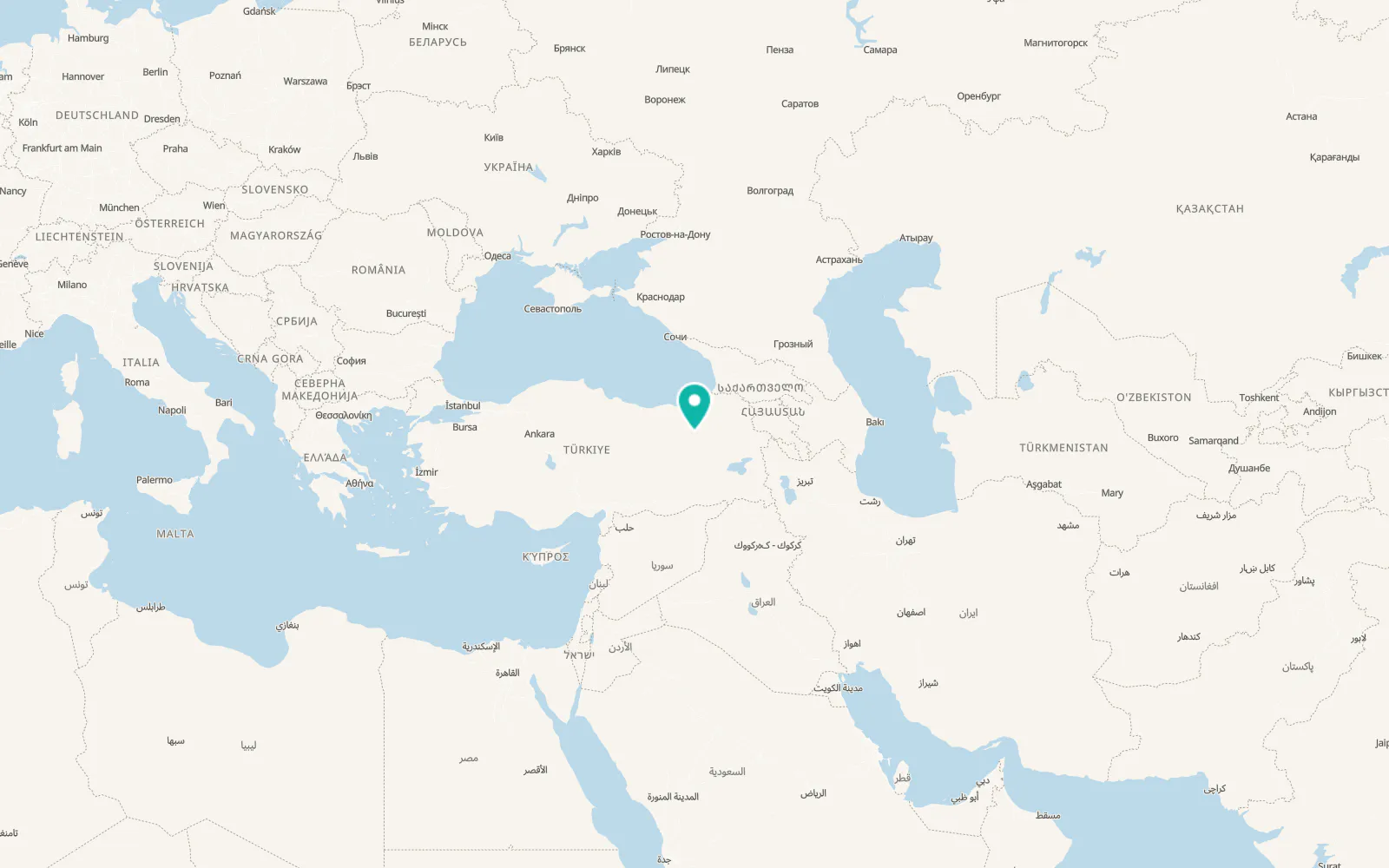 Map of Aşkale