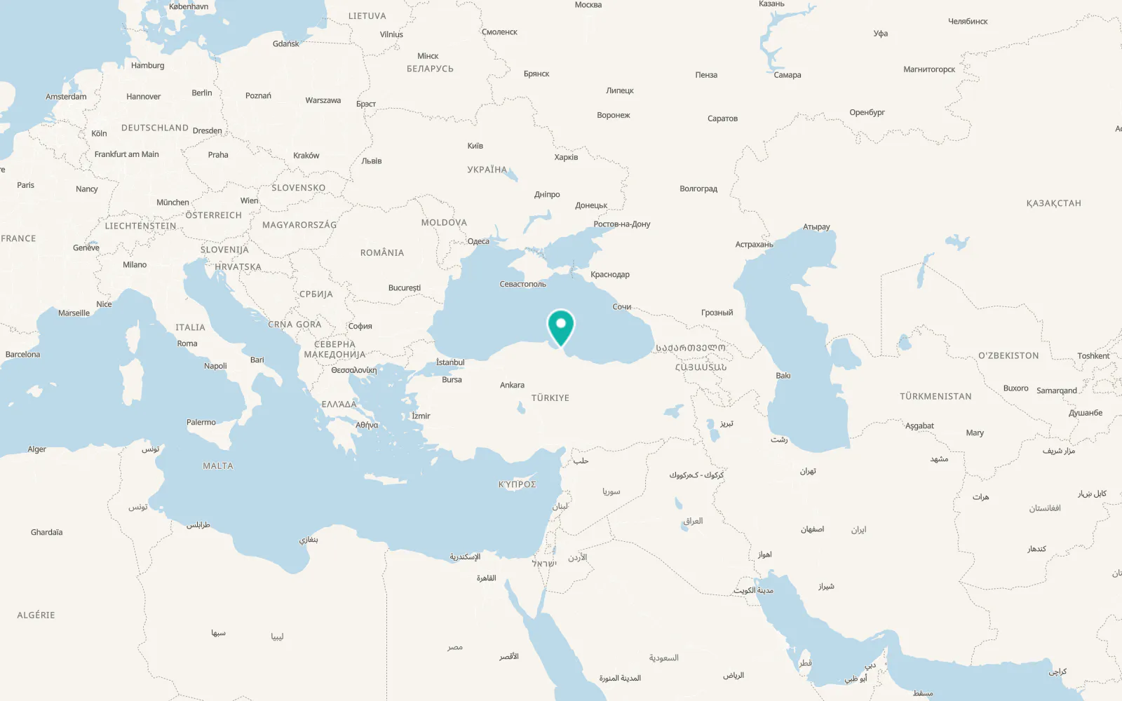 Map of Bafra
