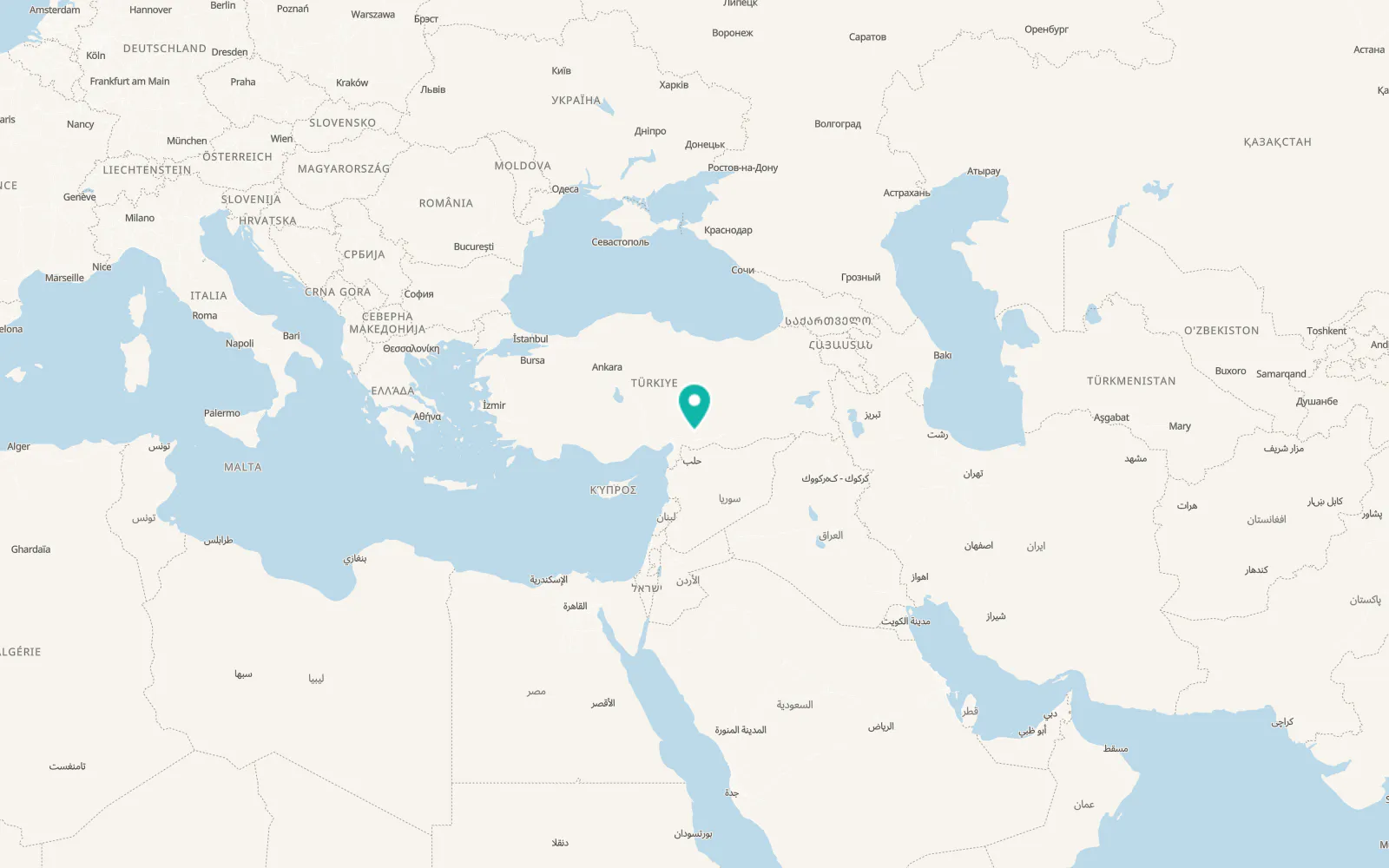 Map of Bağbaşı