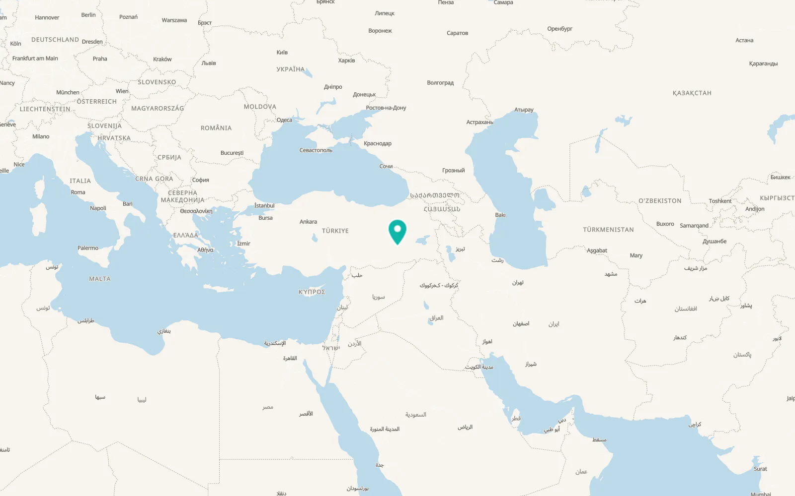 Map of Bağdere